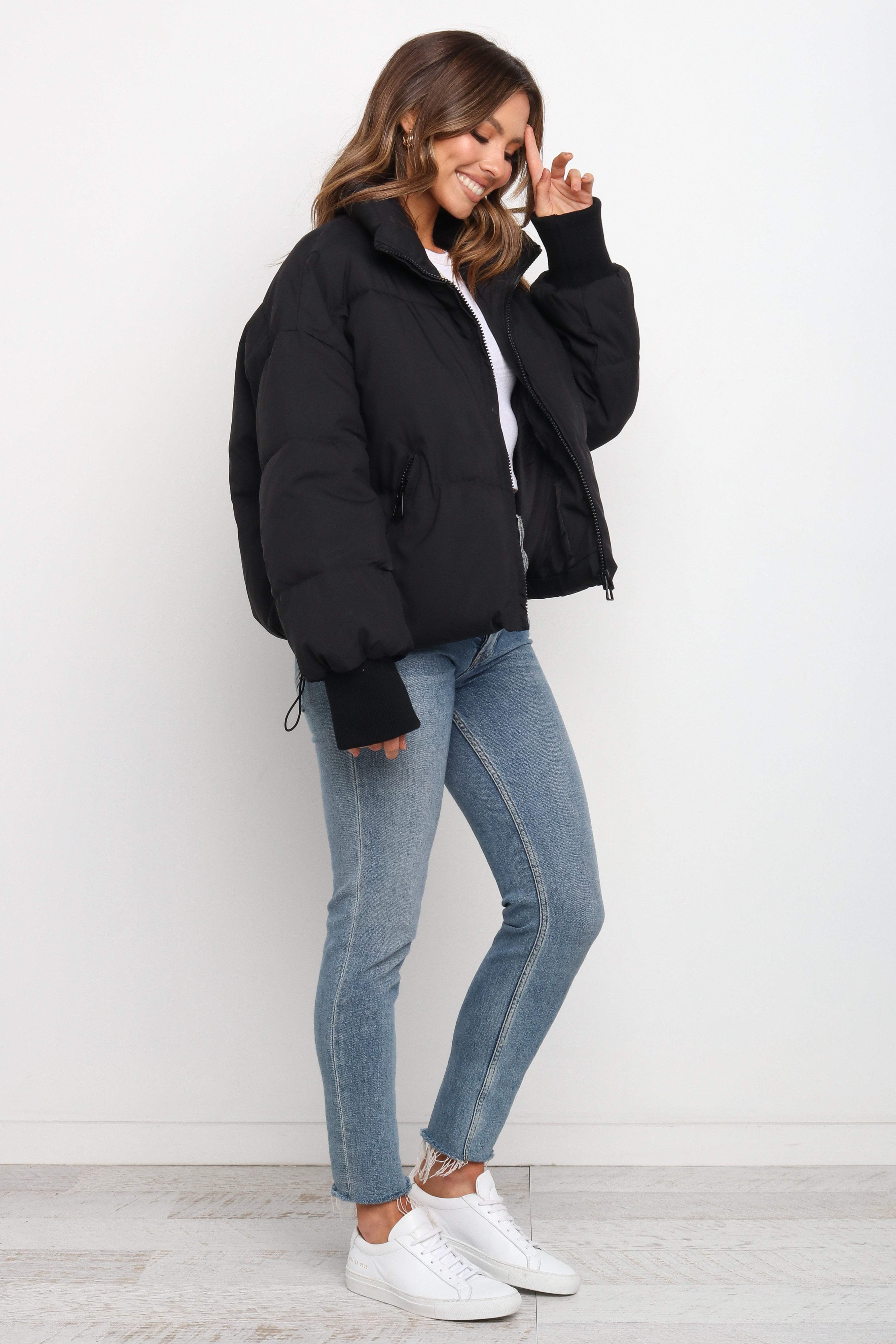 Edric Puffer Jacket - Black
