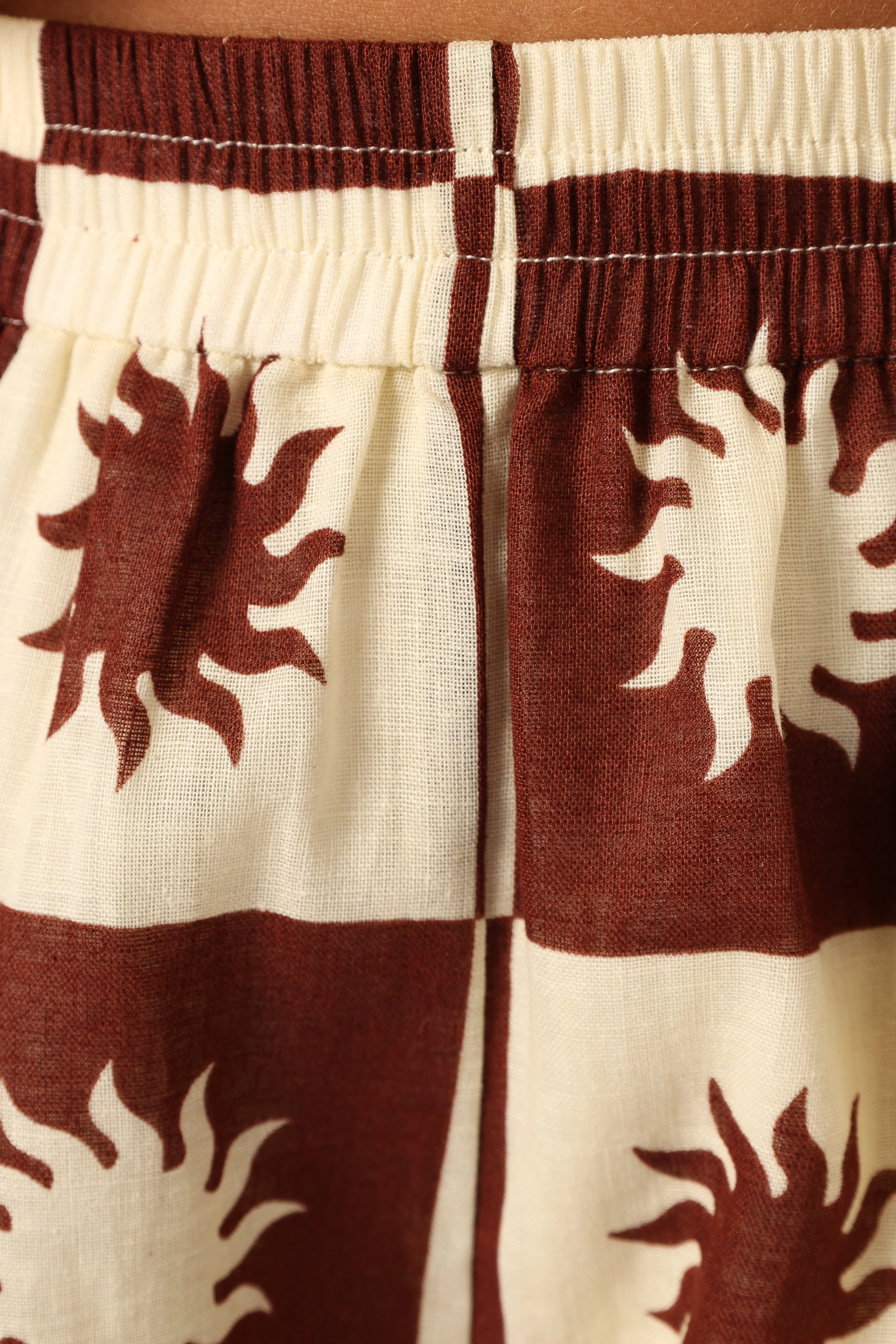 Leo Shorts - Brown Cream