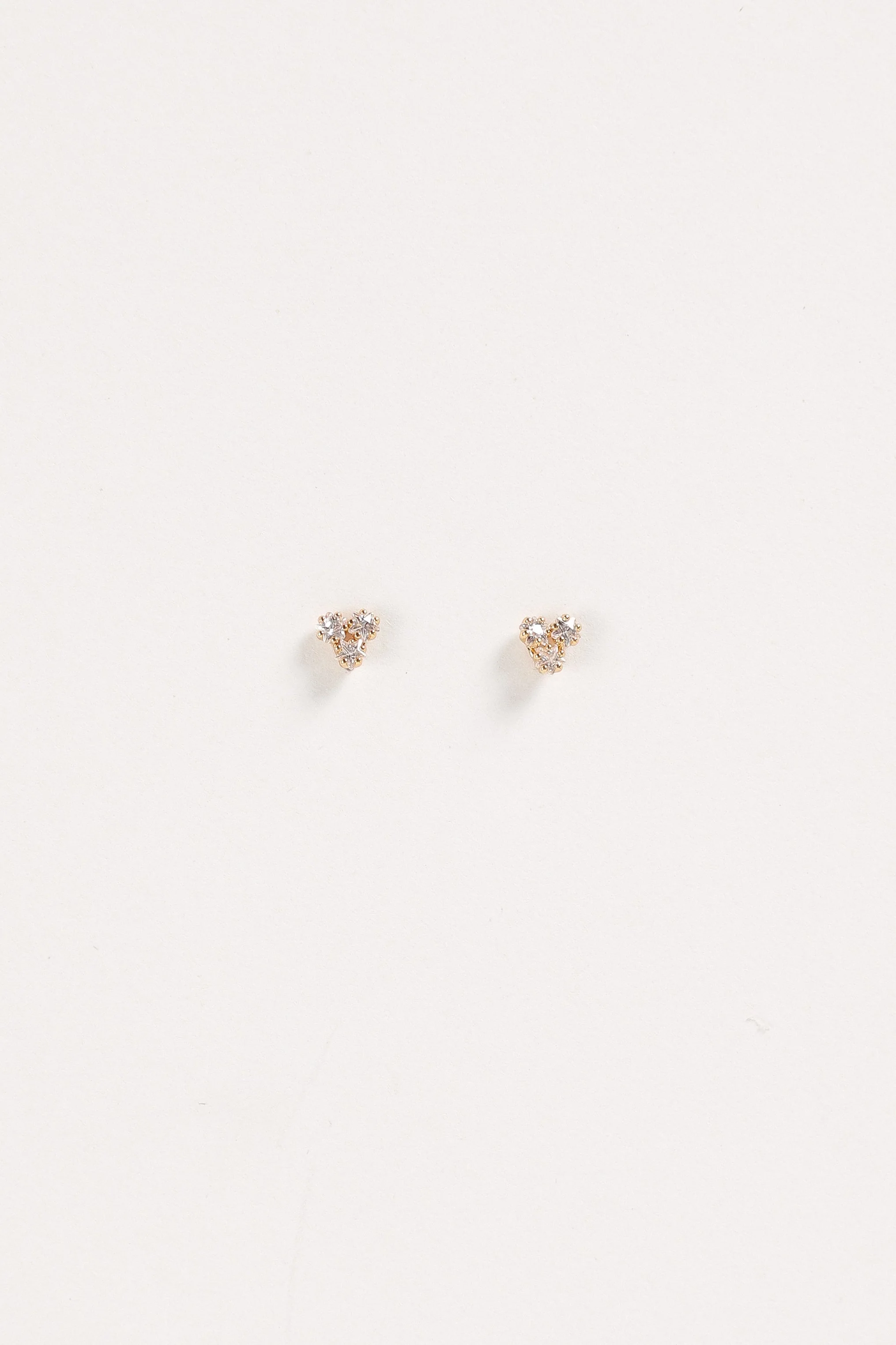 Janey Stud Earrings - Gold