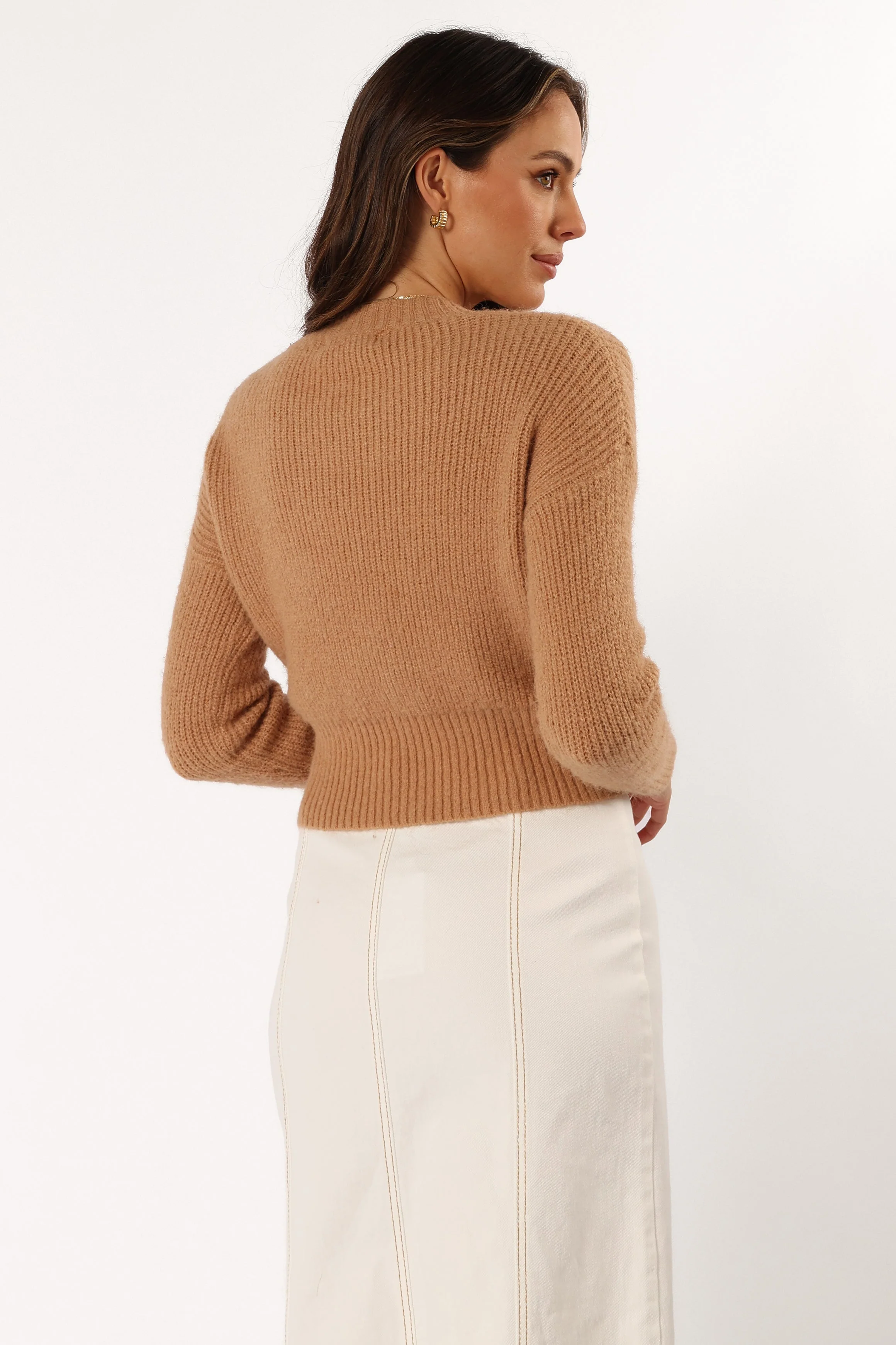 Captivate Knit Sweater - Mocha