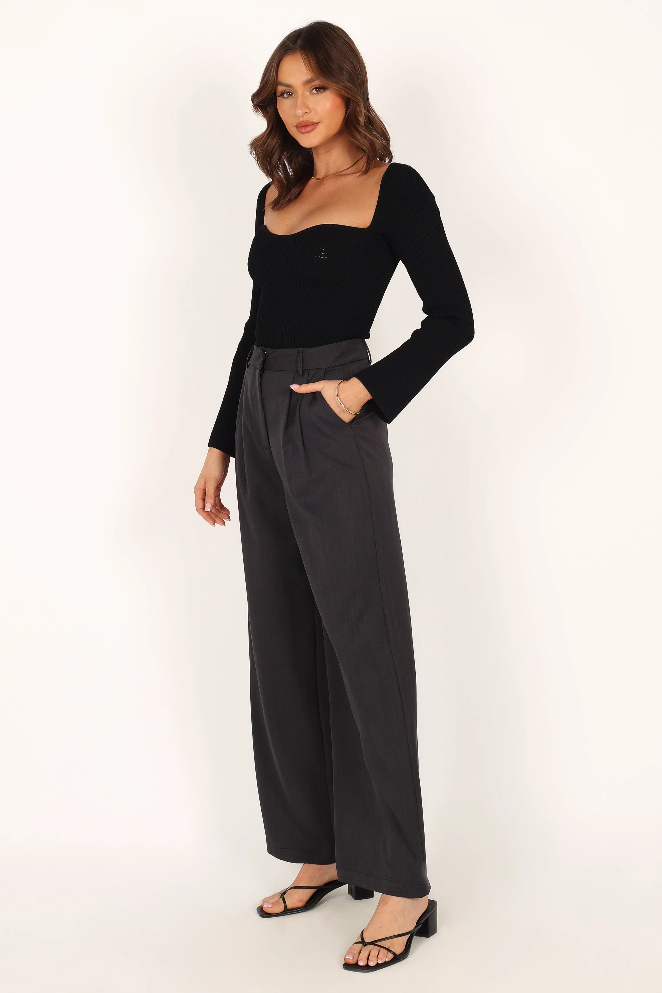 Karly Pants - Charcoal