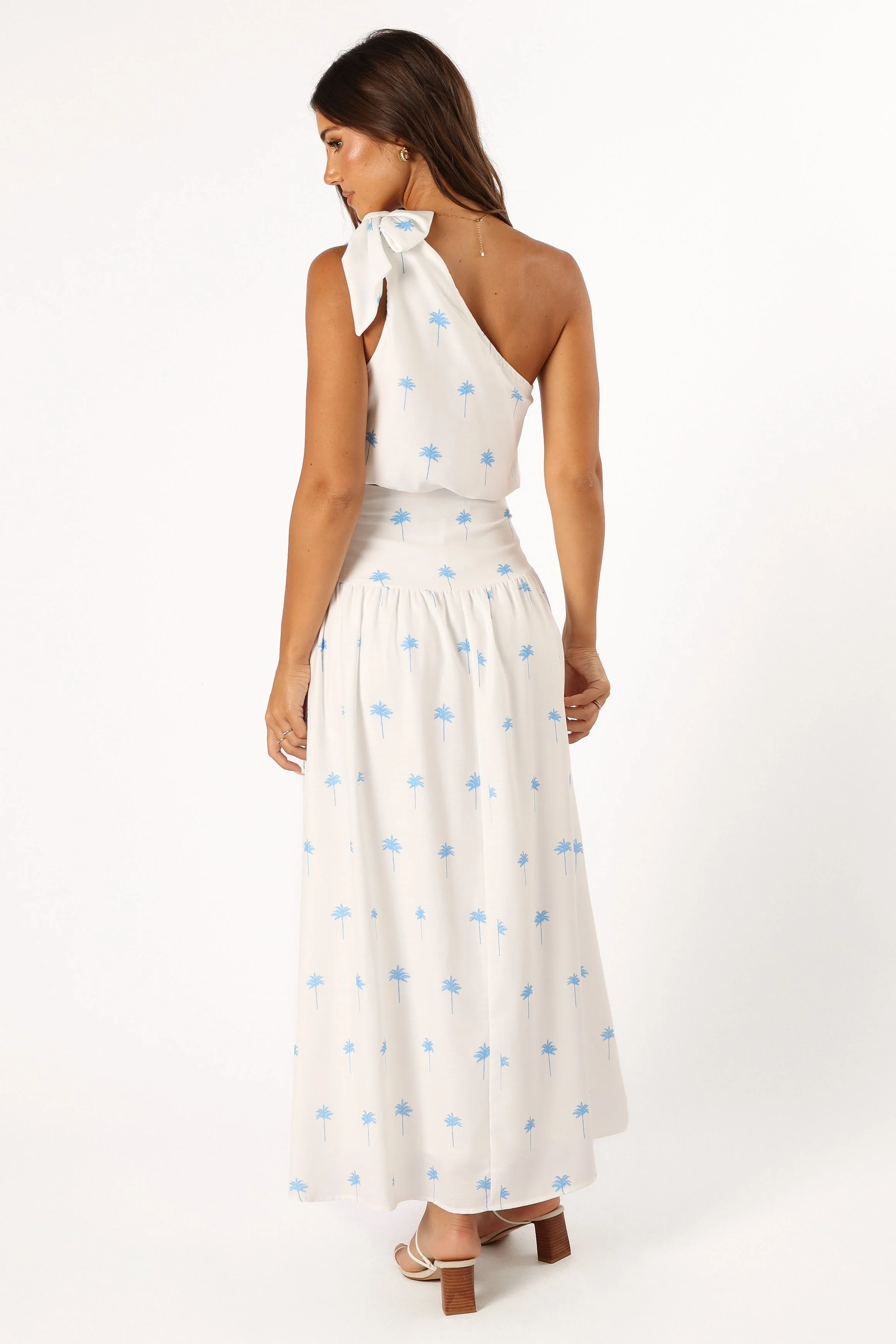 Greer Two Piece Set - White Blue