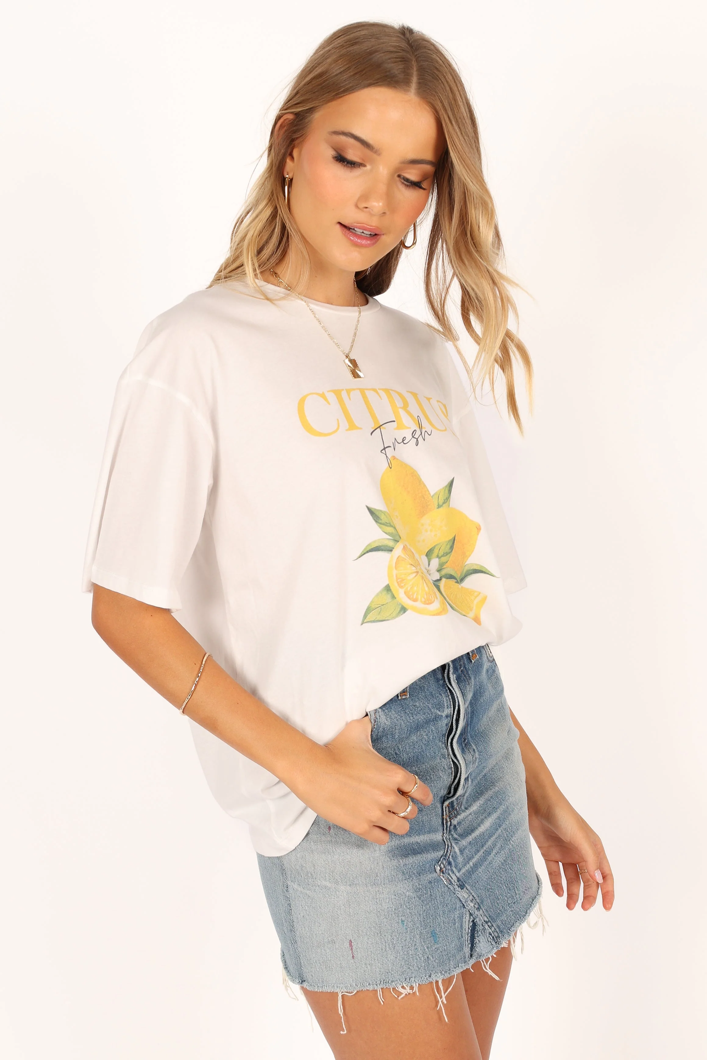 Citrus Tee - White