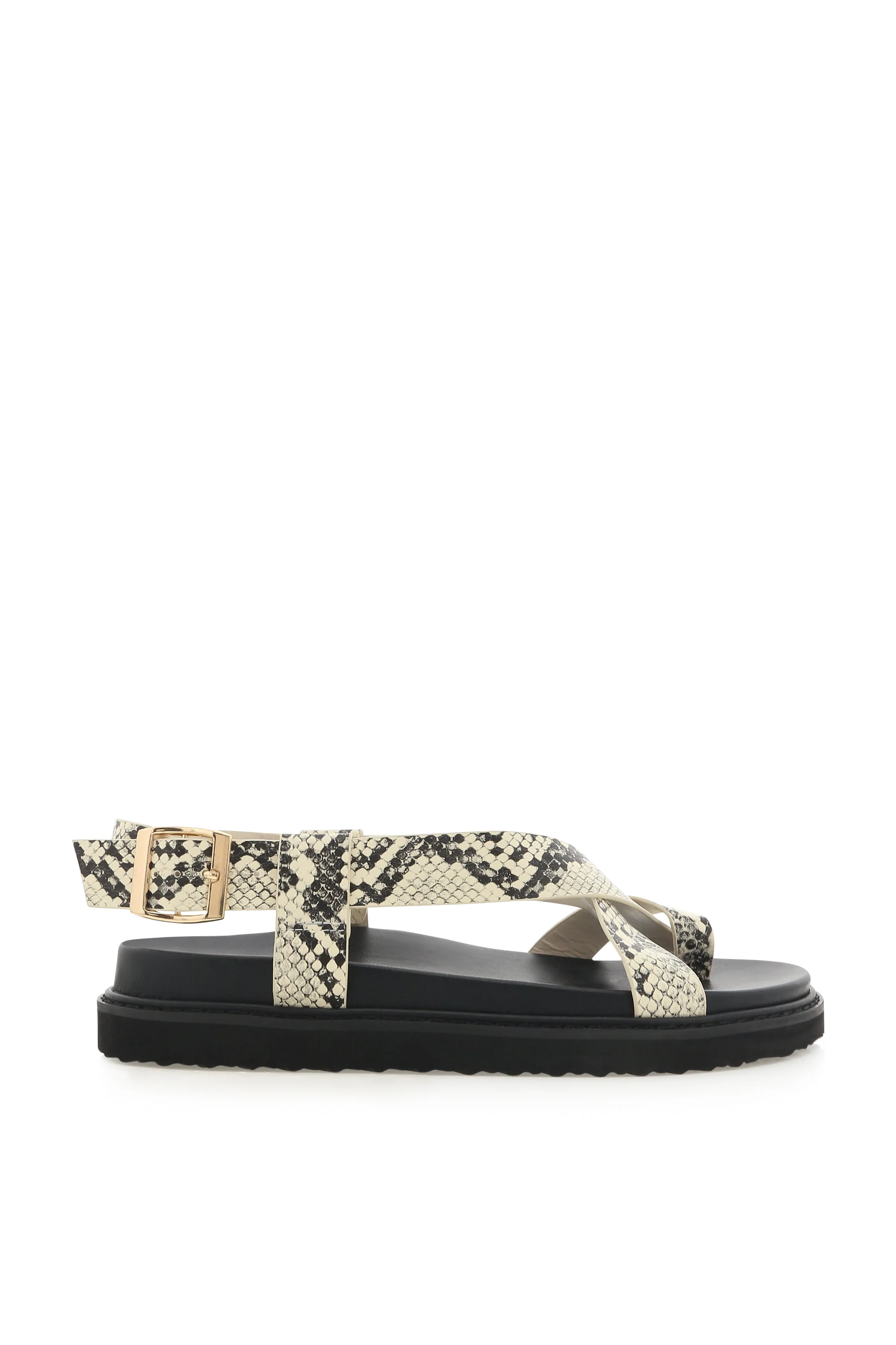 Zarai Sandal - Cream Snake