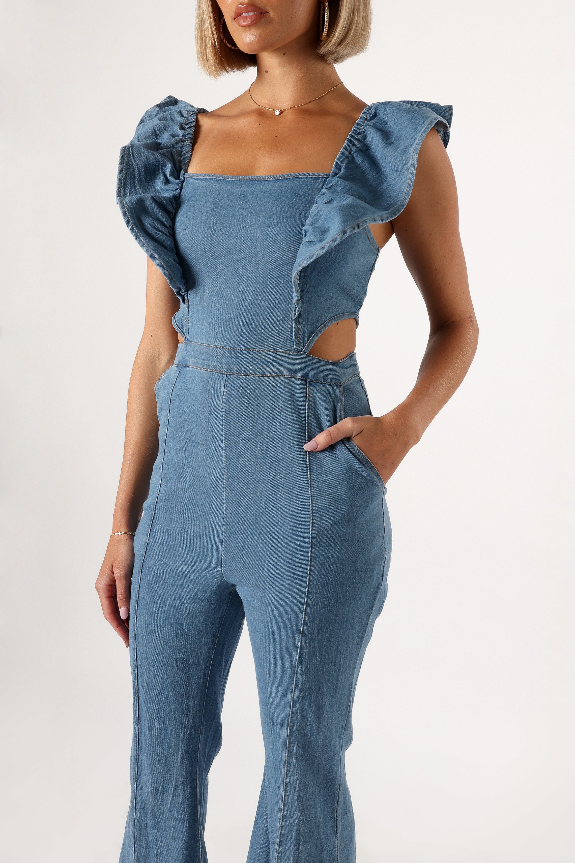 Kimmie Jumpsuit - Medium Denim