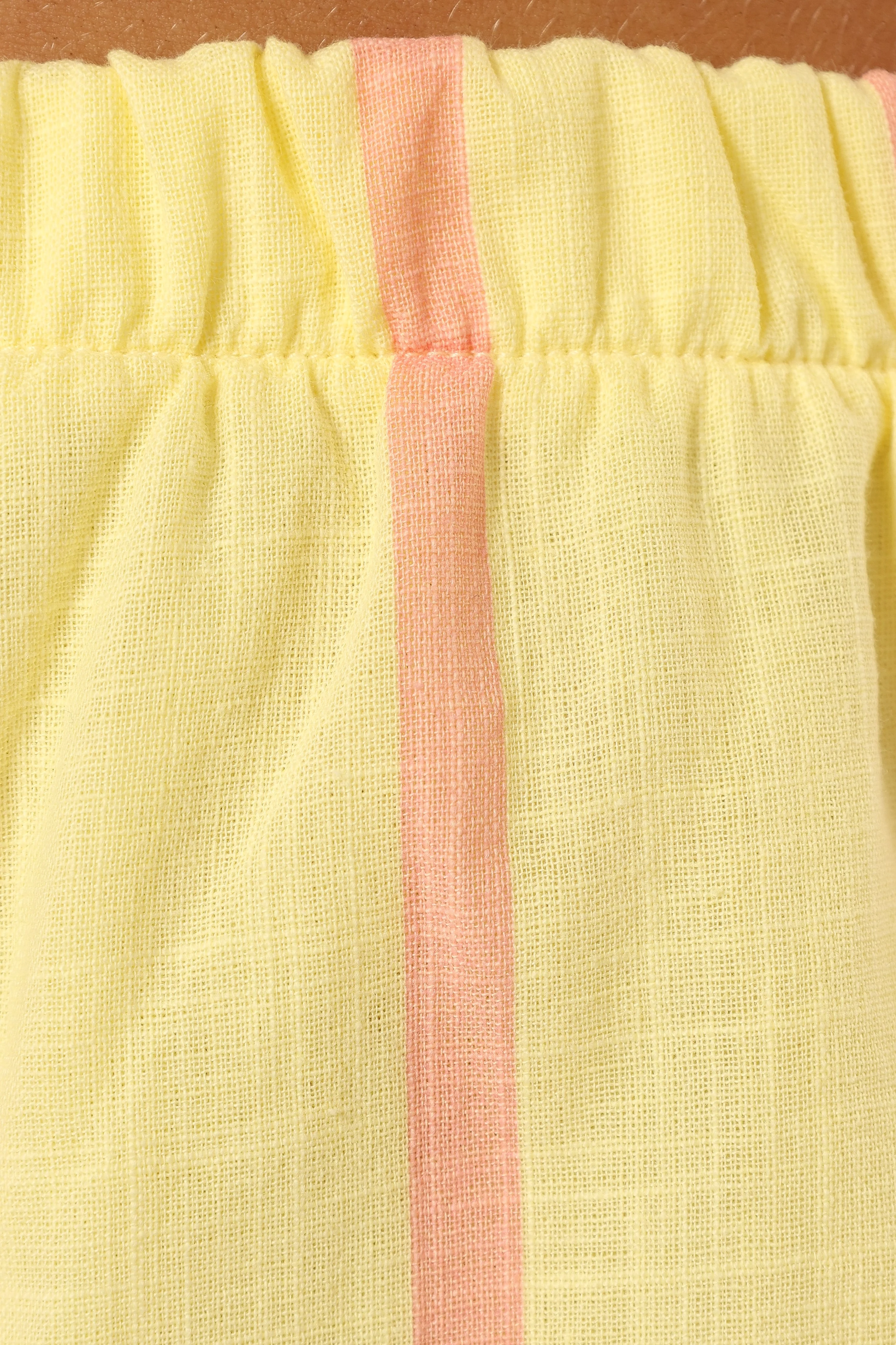 Lee Shorts - Yellow Pink Stripe