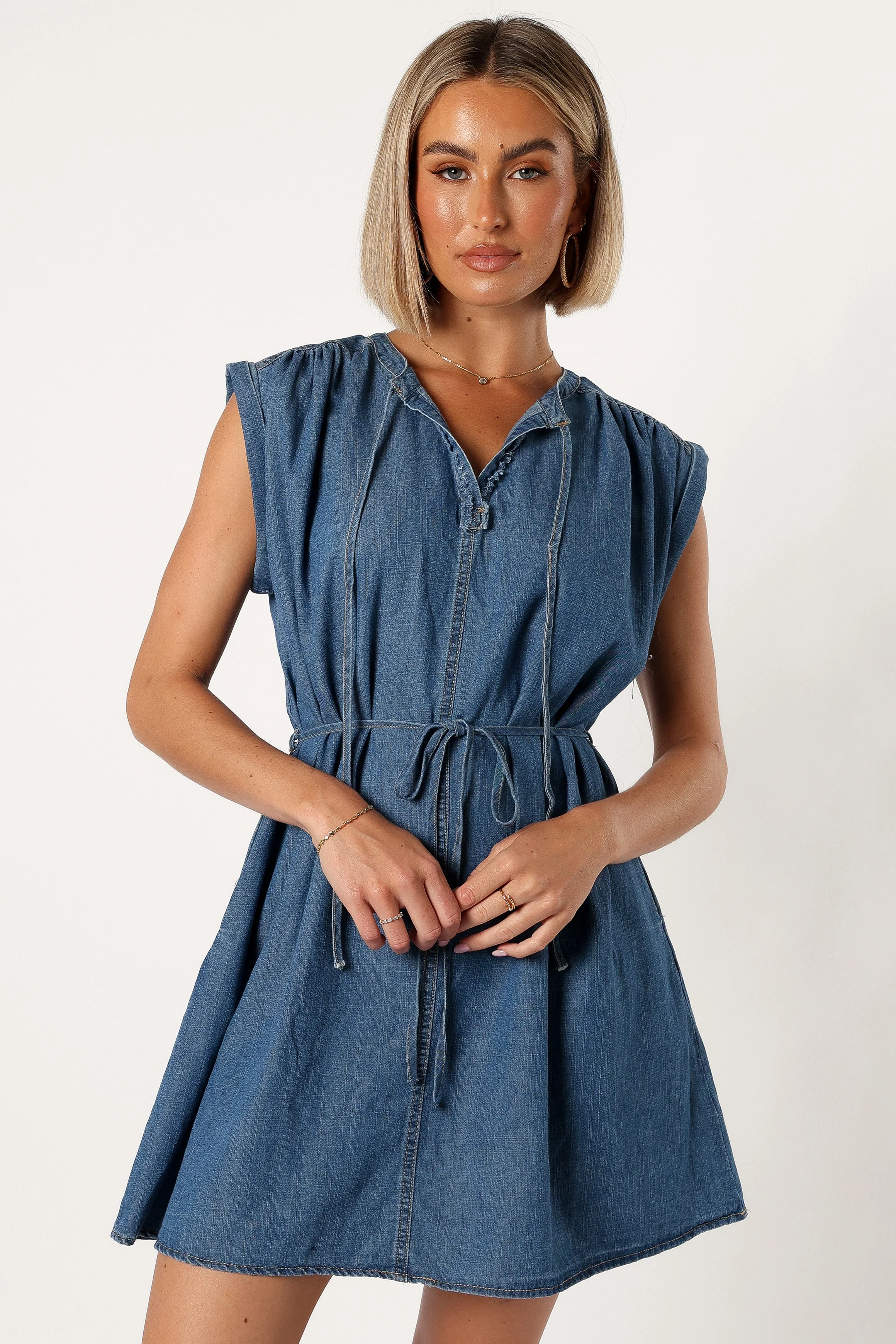 Tinsley Mini Dress - Denim