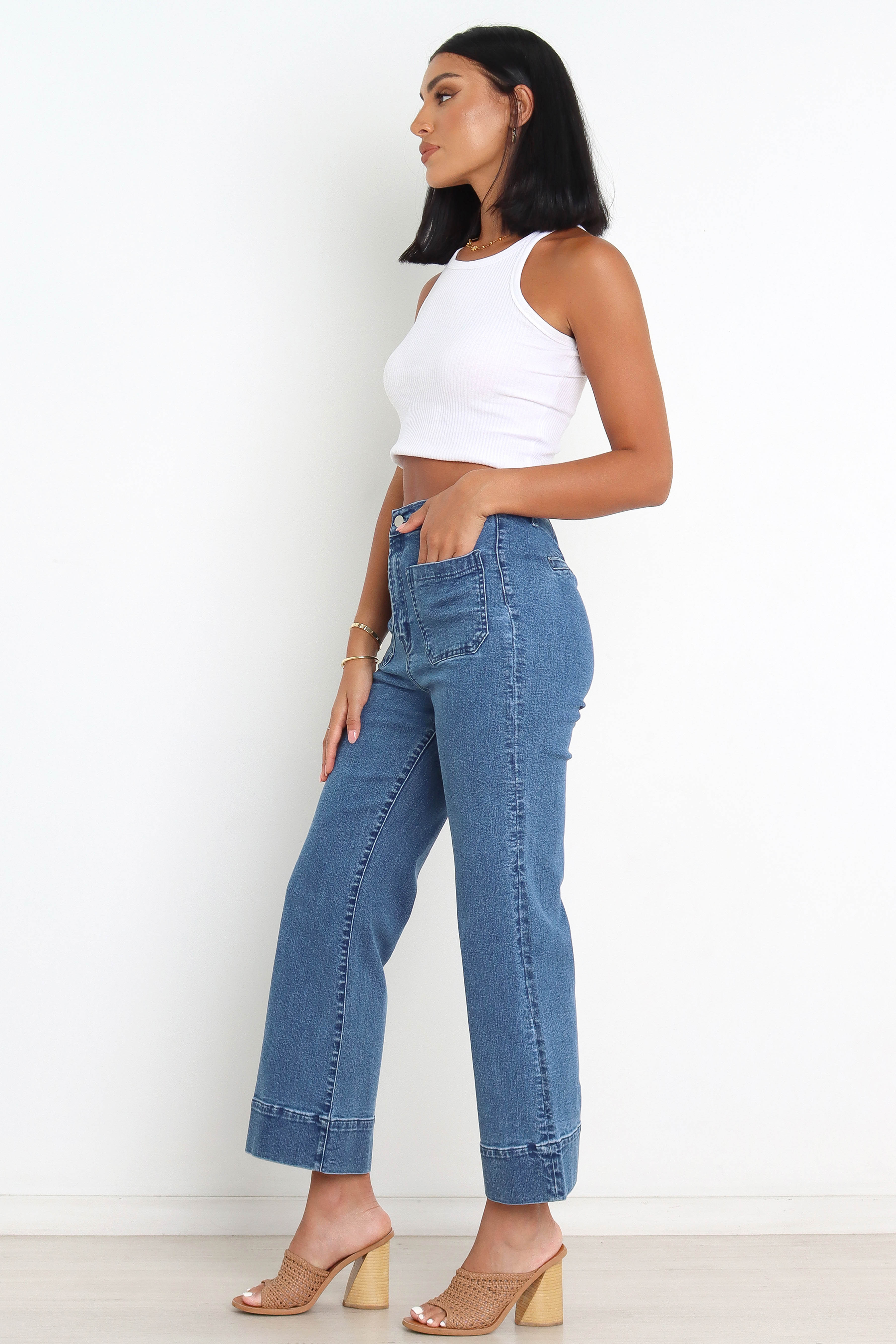 Cindy Jeans - Dark Blue Wash