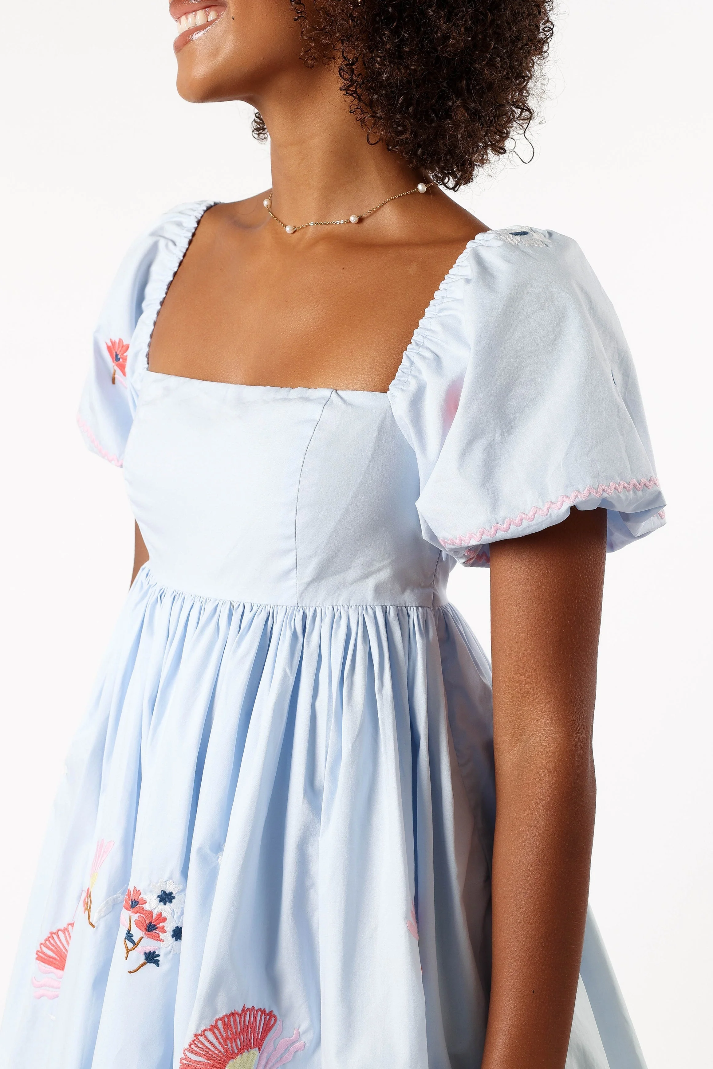 Dianna Mini Dress - Blue