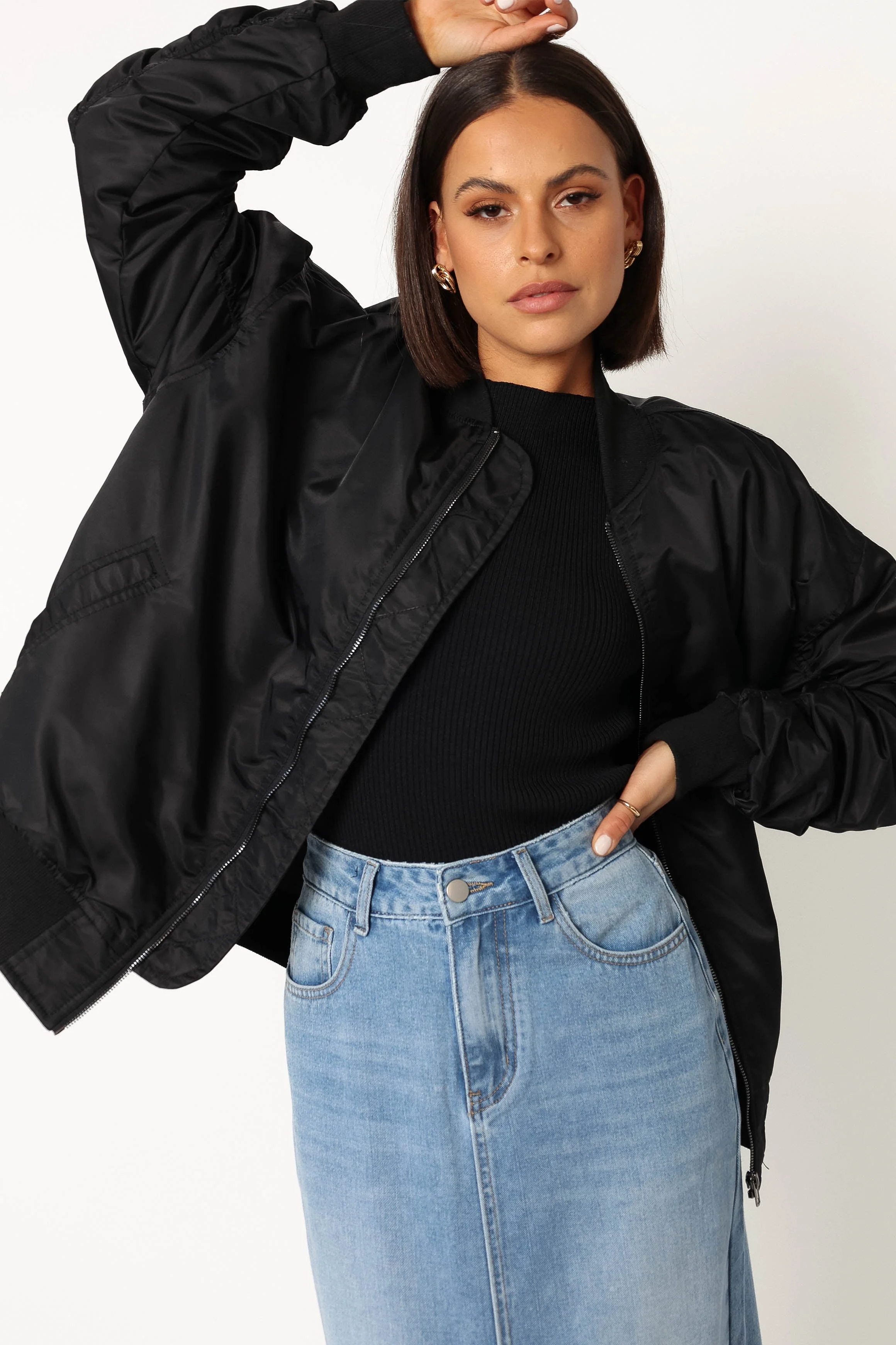 Bryce Bomber Jacket - Black
