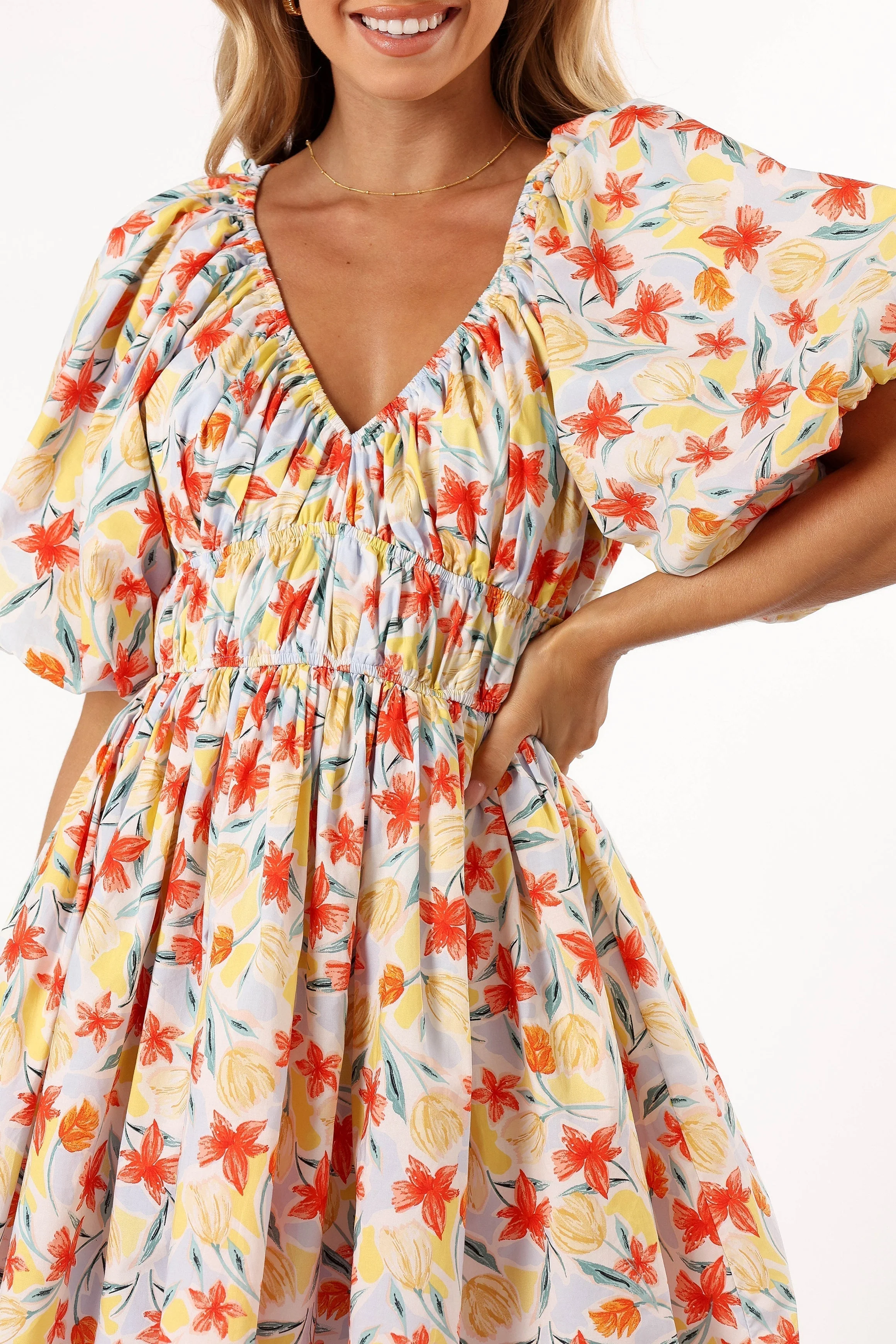 Tenaya Mini Dress - Orange