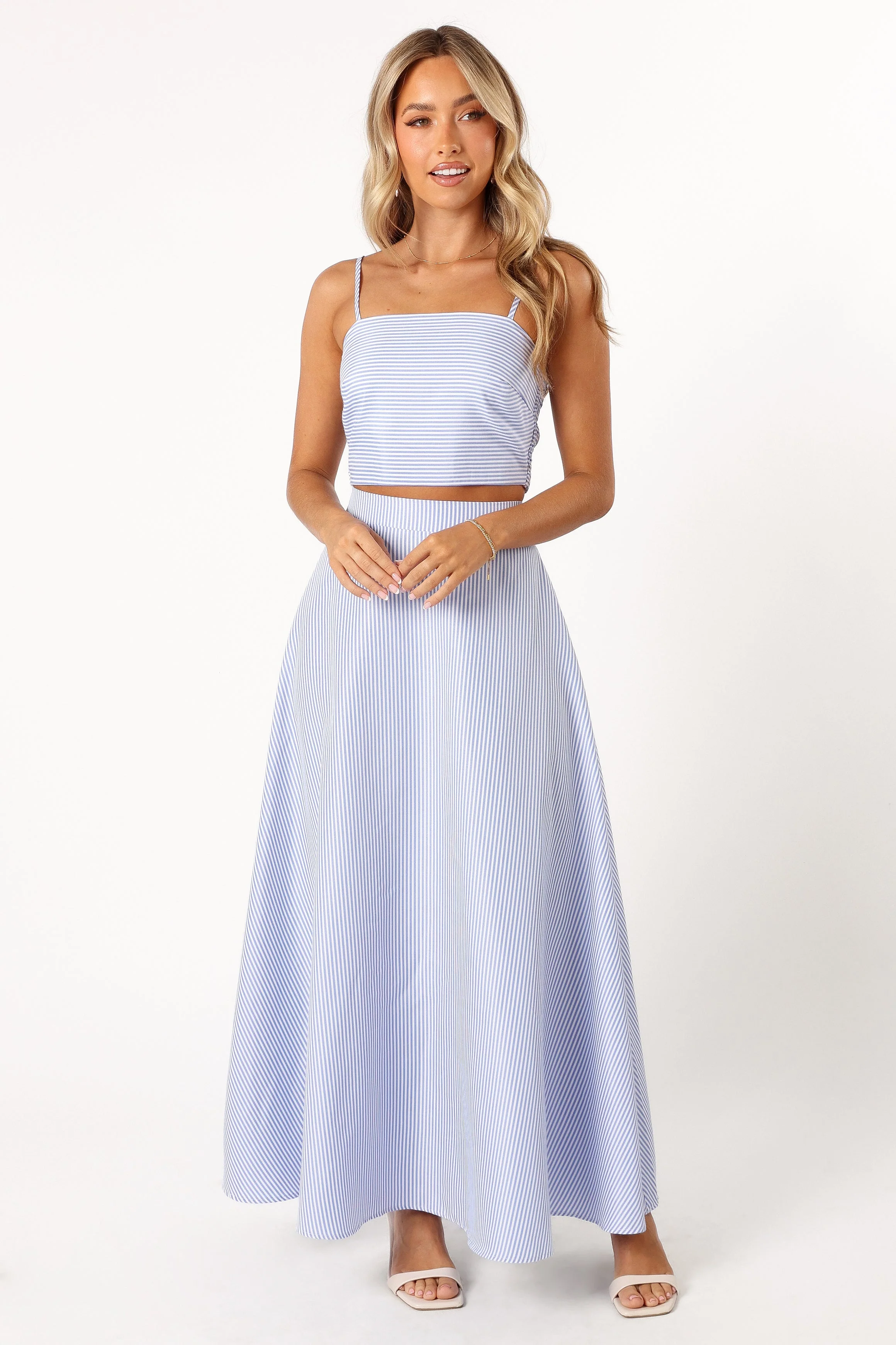 Lala Two Piece Set - Blue Stripe