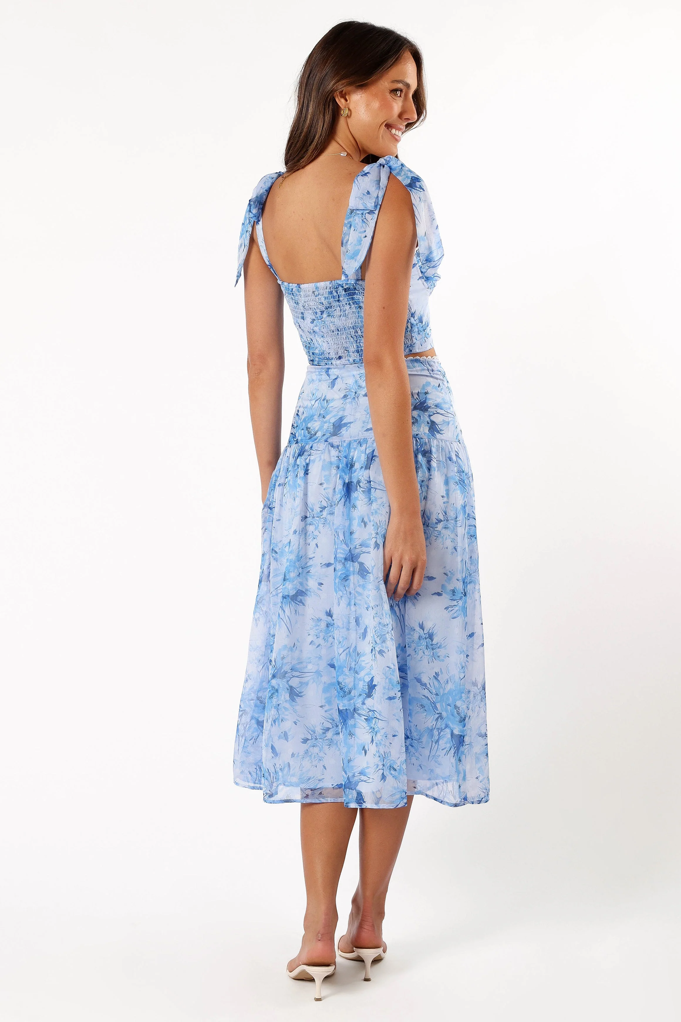 Elle Two Piece Set - Blue Floral