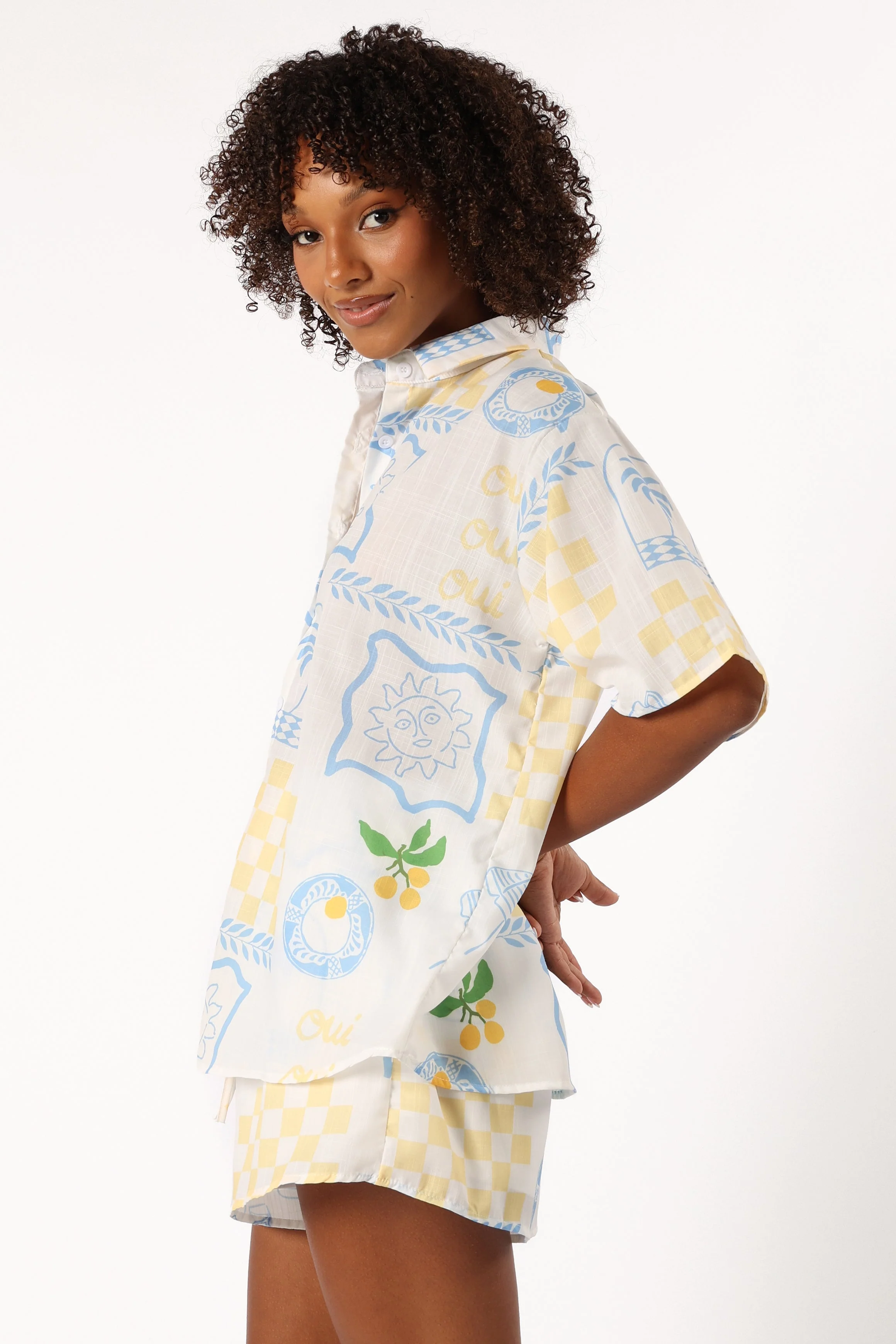 Sole Short Set - Lemon Print