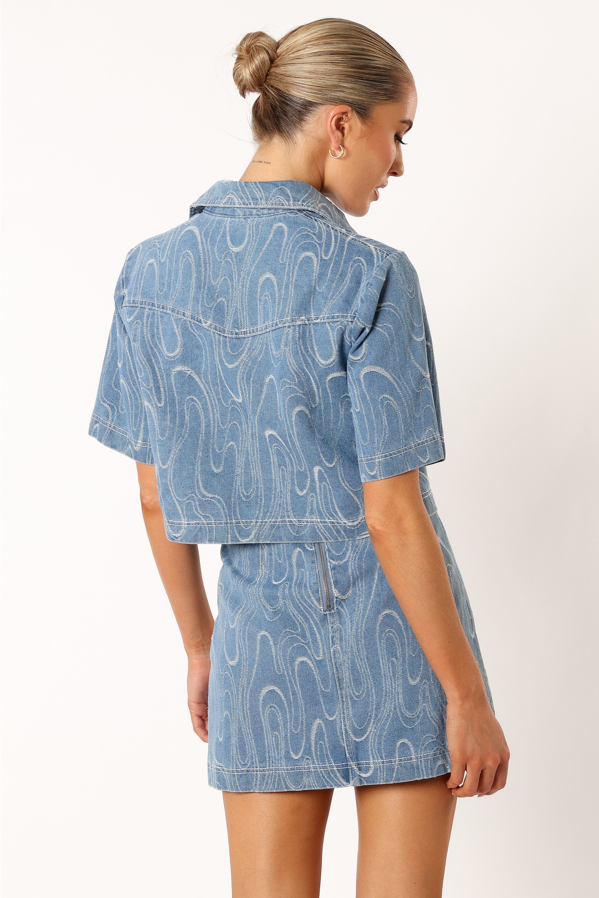 Tammy Two Piece Set - Blue Denim