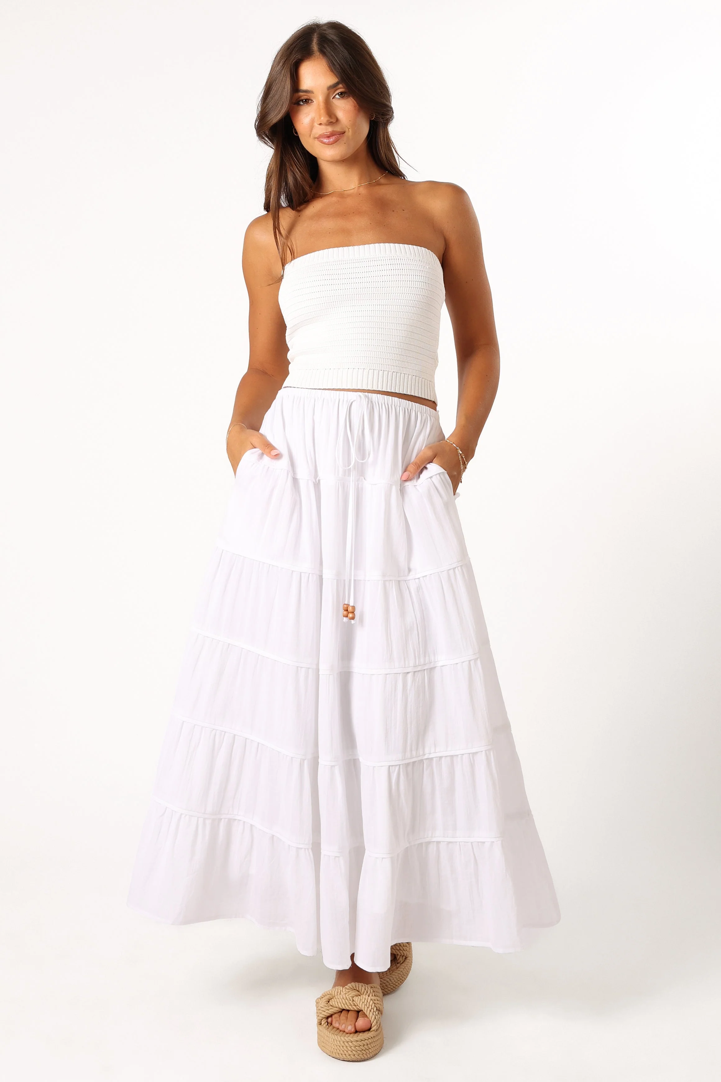 Irie Maxi Skirt - Ivory