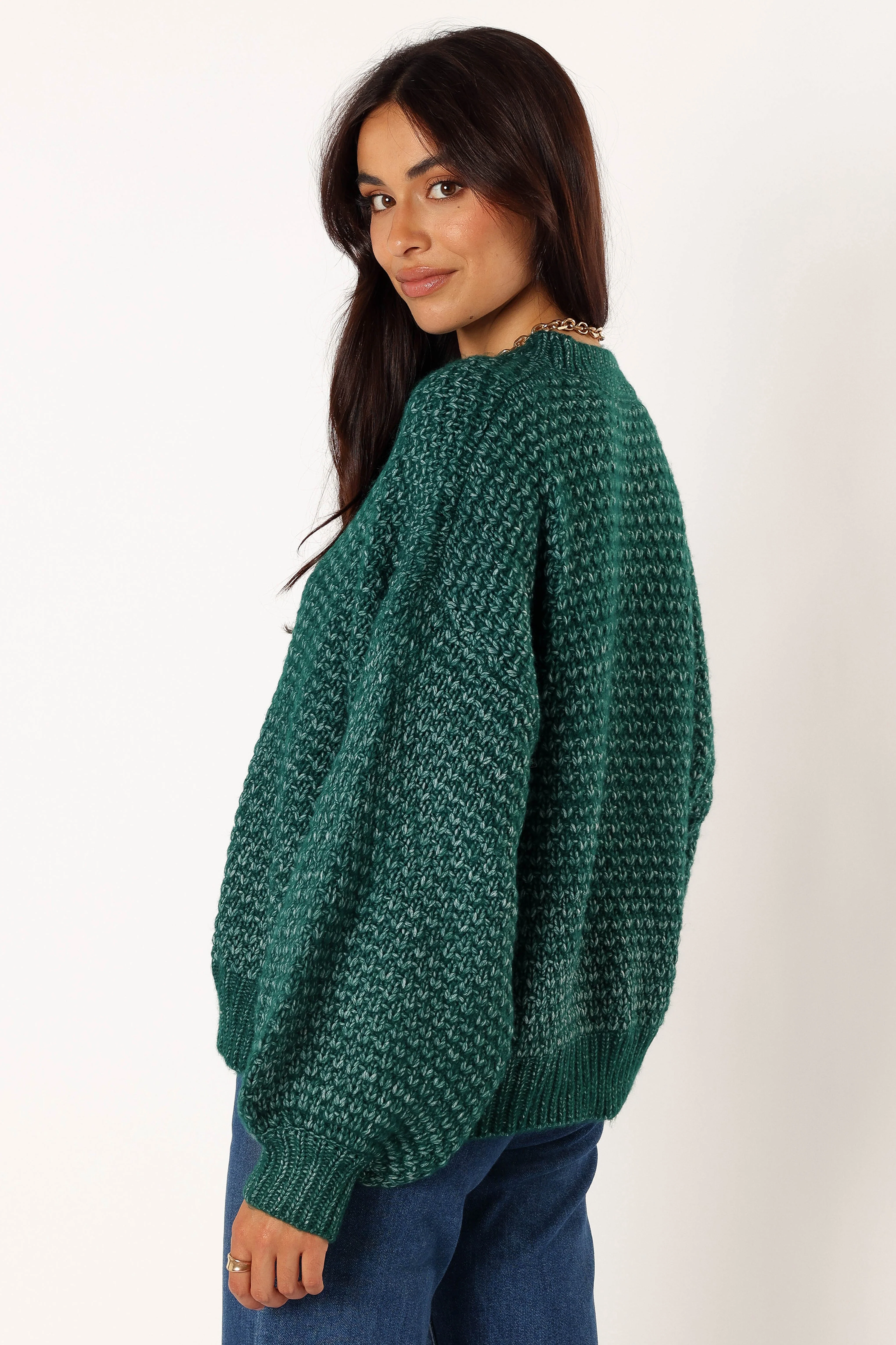 Ziggy Knit Sweater - Emerald