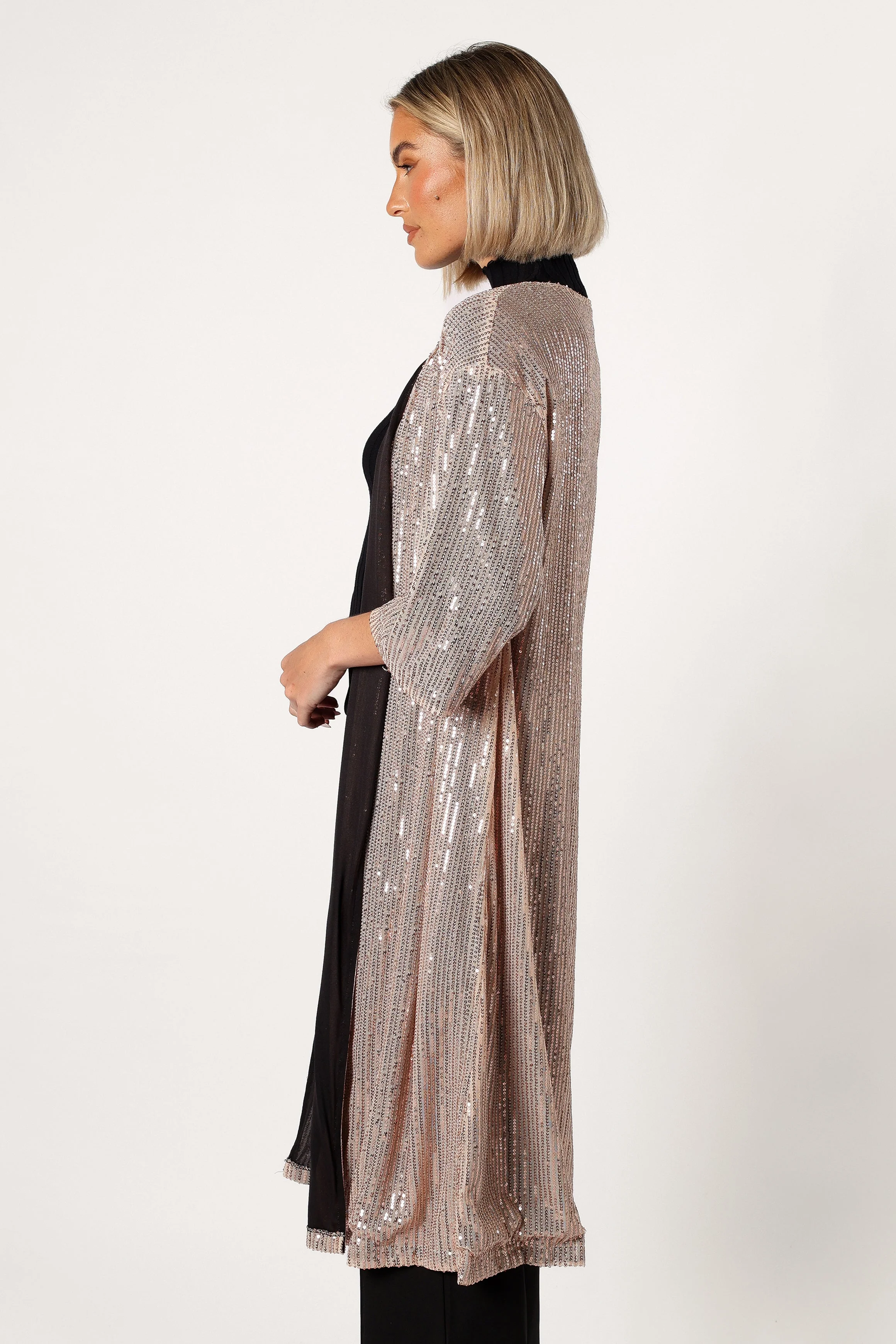 Jayleen Sequin Duster - Gold