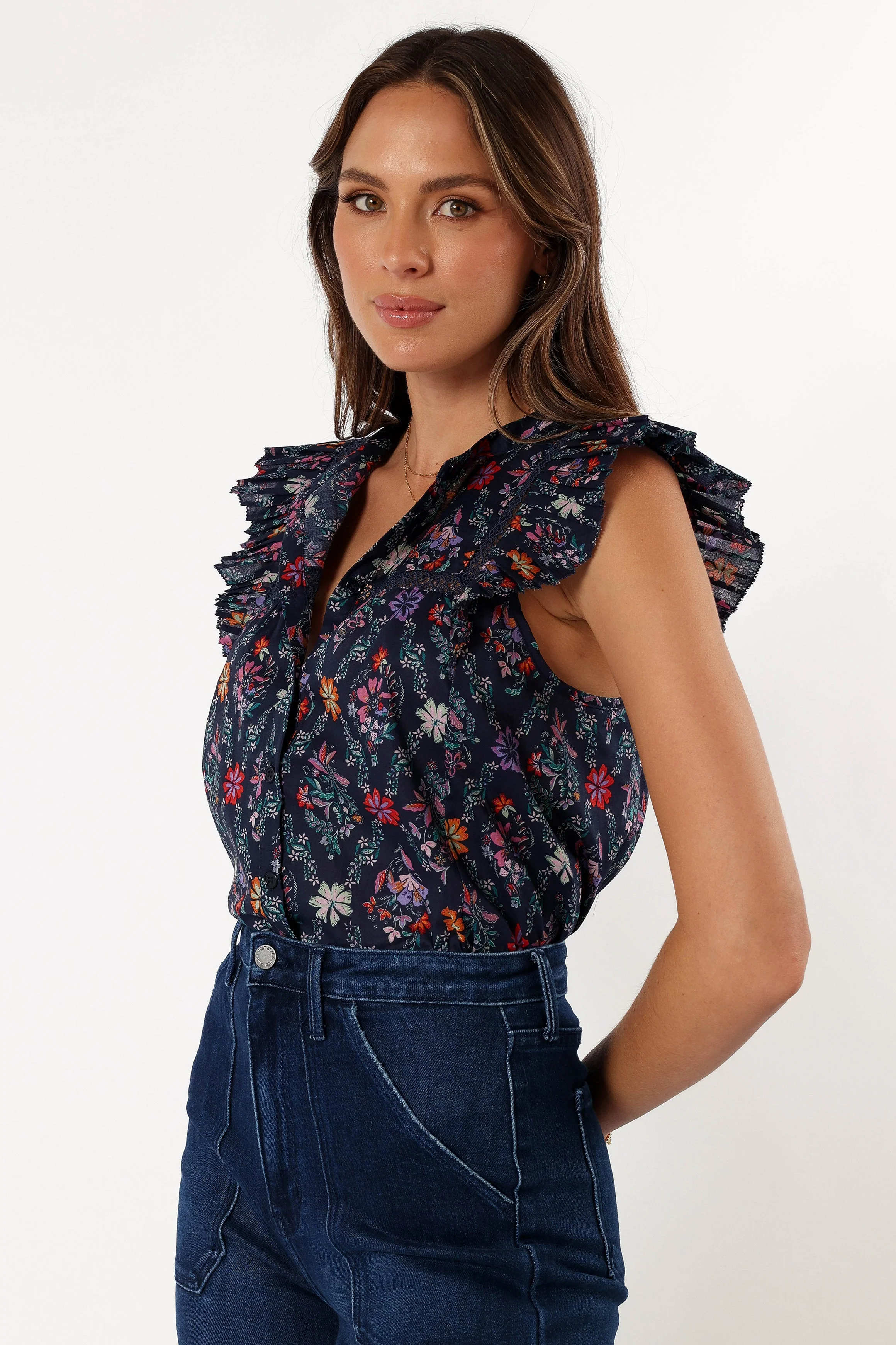 Joelle Top - Navy