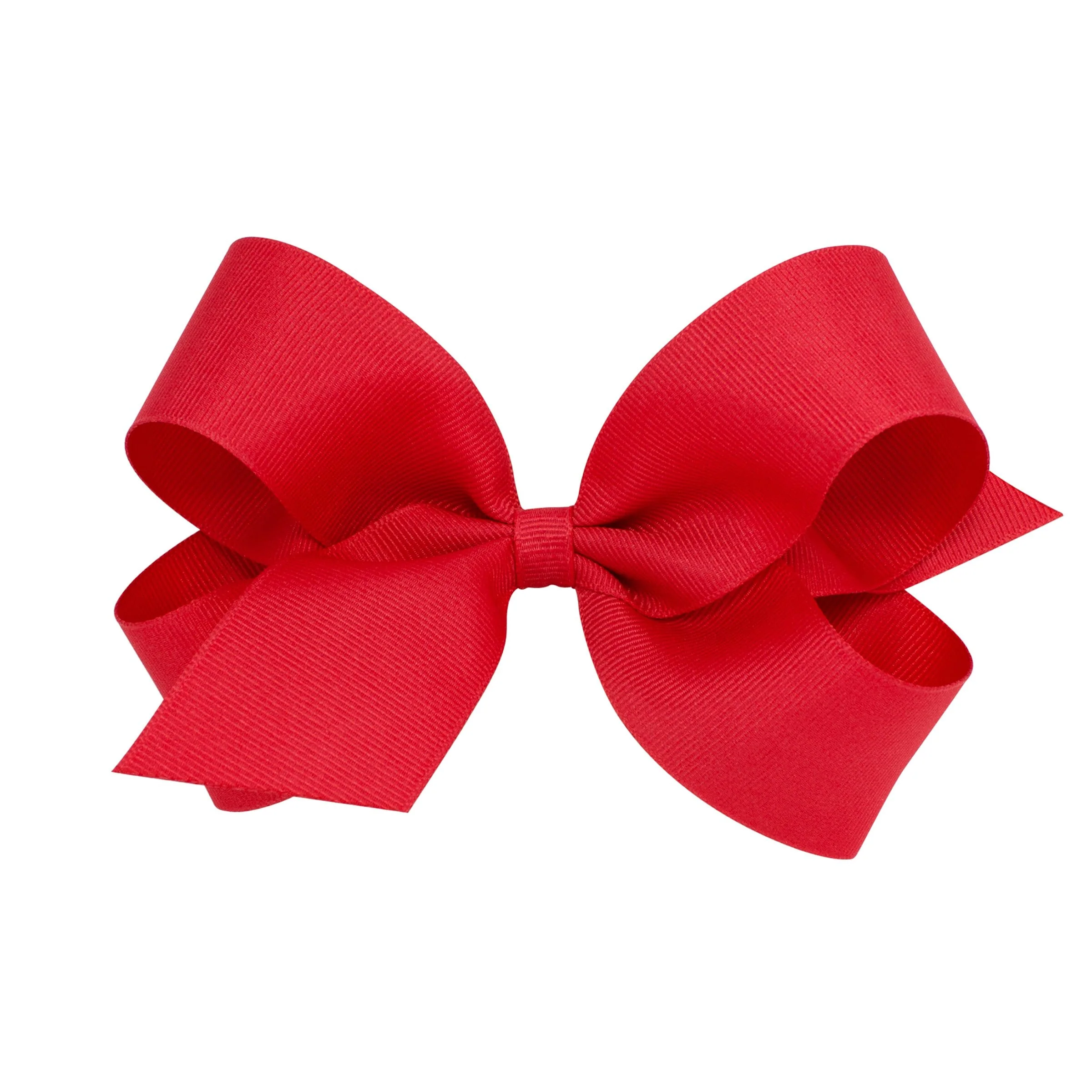 Classic Grosgrain Hair Bow - Red