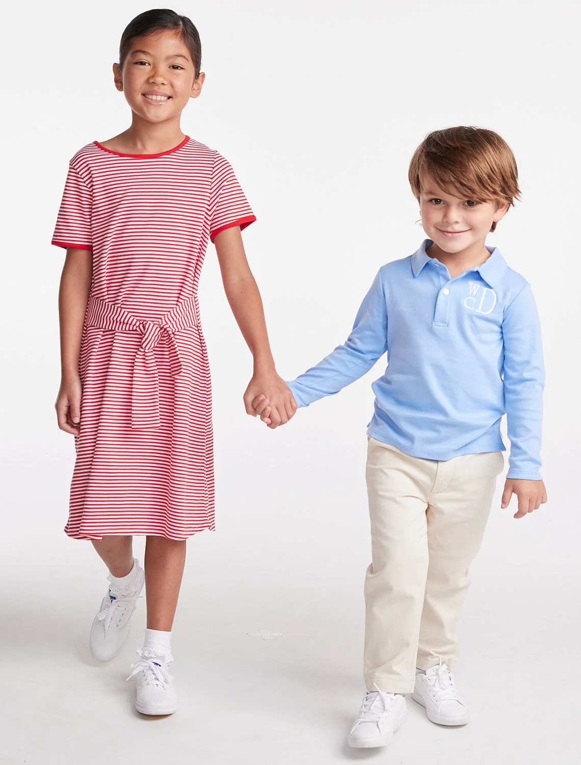 Long Sleeve Polo - Light Blue