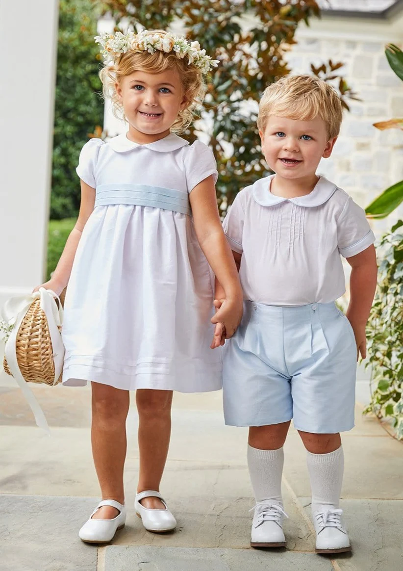 Peter Pan Formal Dress - Special Occasion White