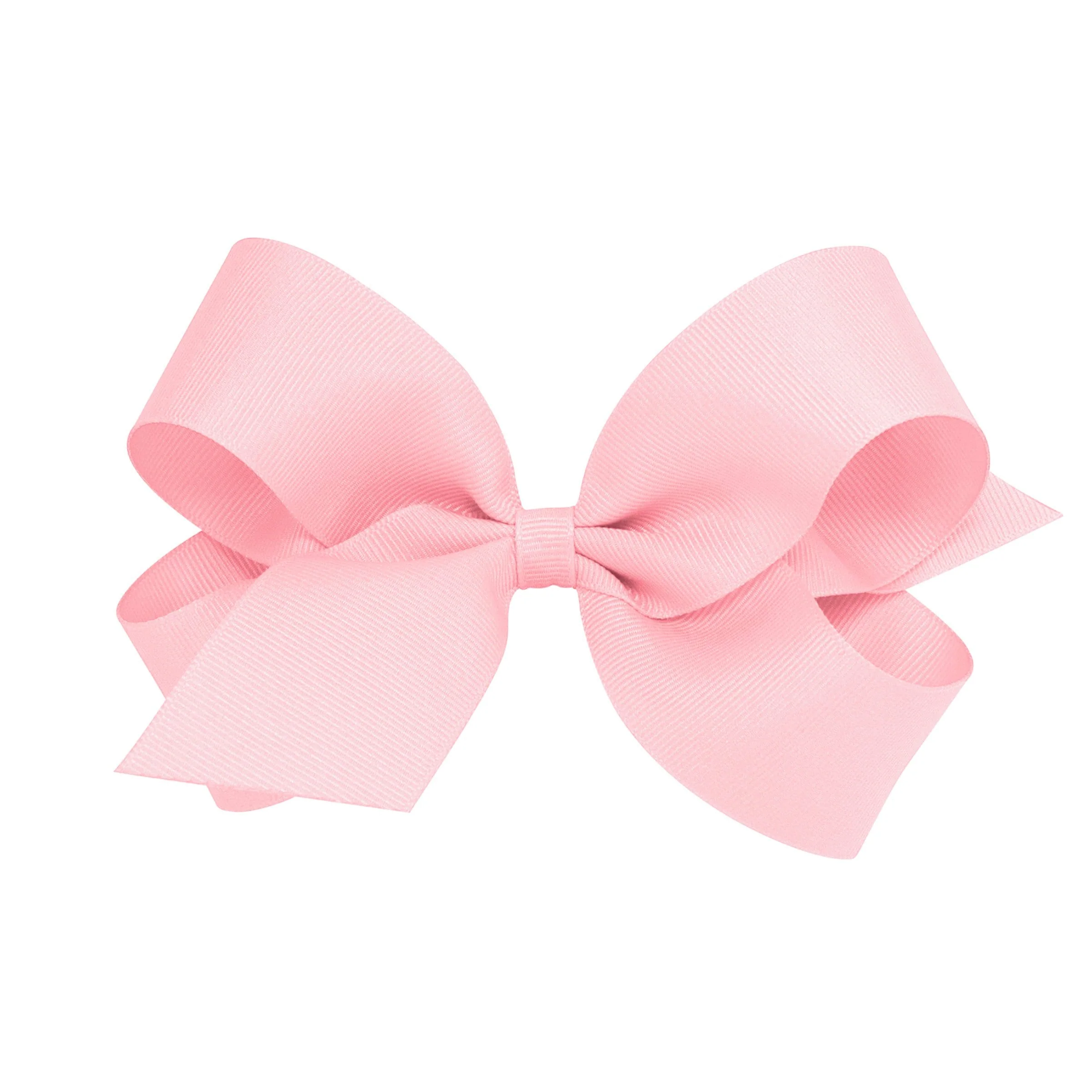 Classic Grosgrain Hair Bow - Light Pink