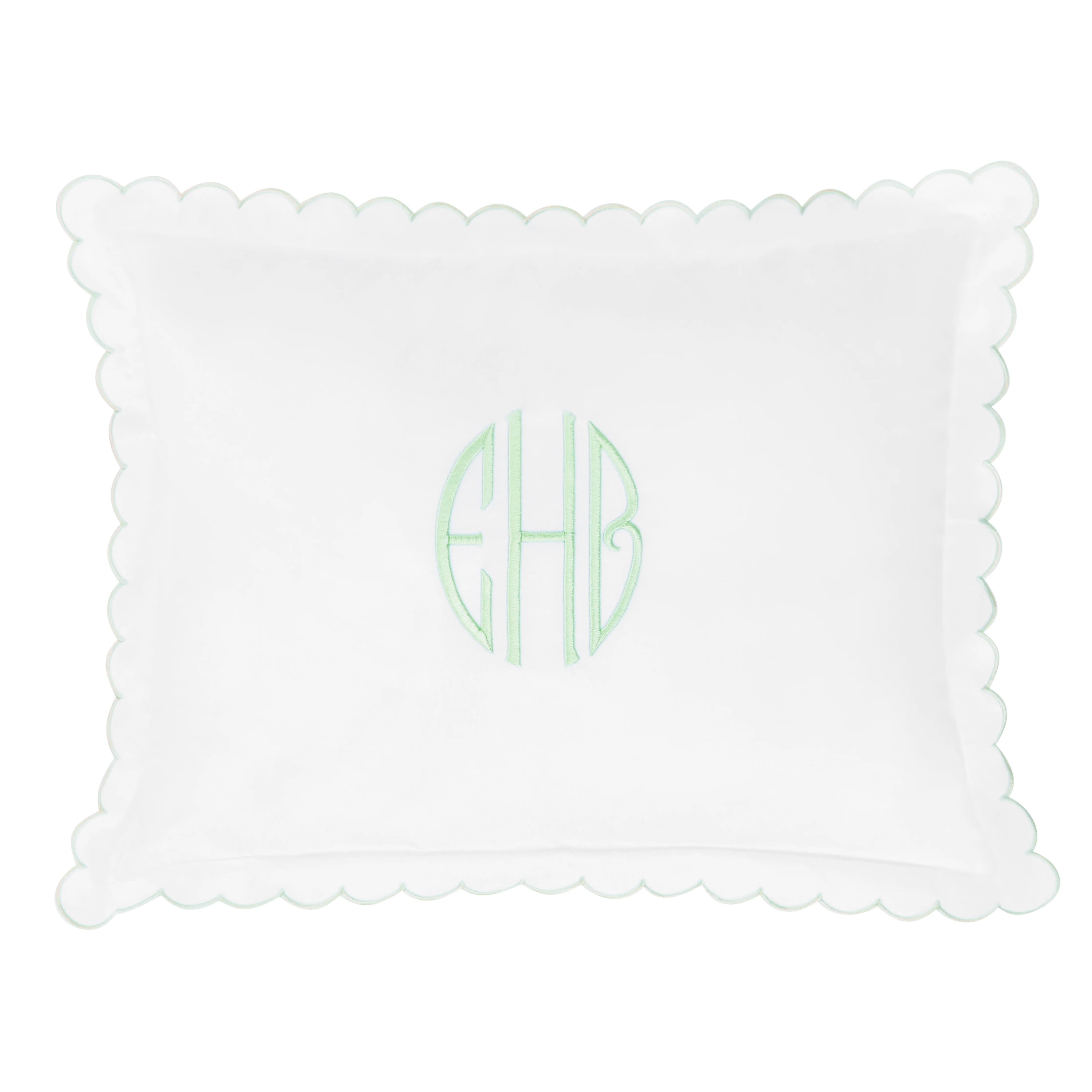 Scallop Baby Pillowcase - Meadow
