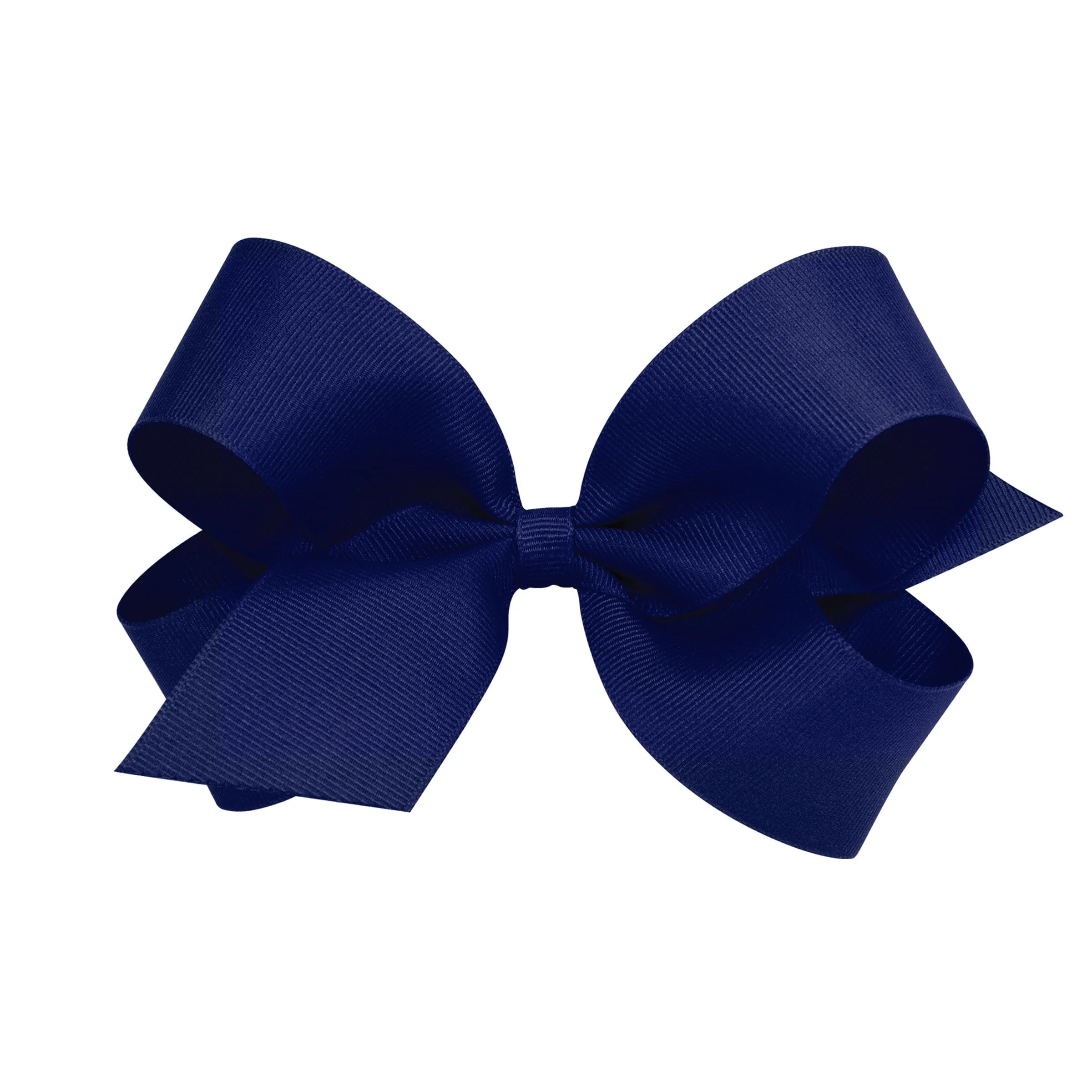 Classic Grosgrain Hair Bow - Light Navy