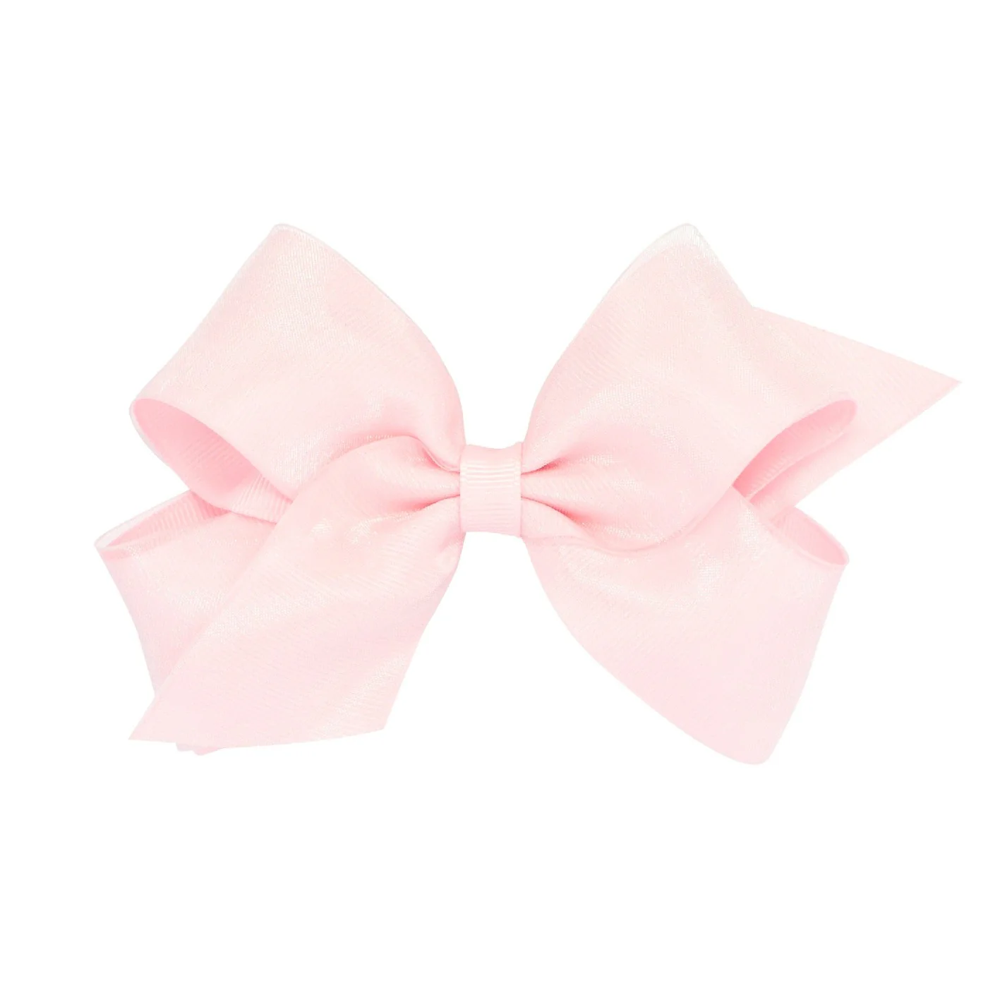 Tiny Grosgrain Hair Bow - Light Pink