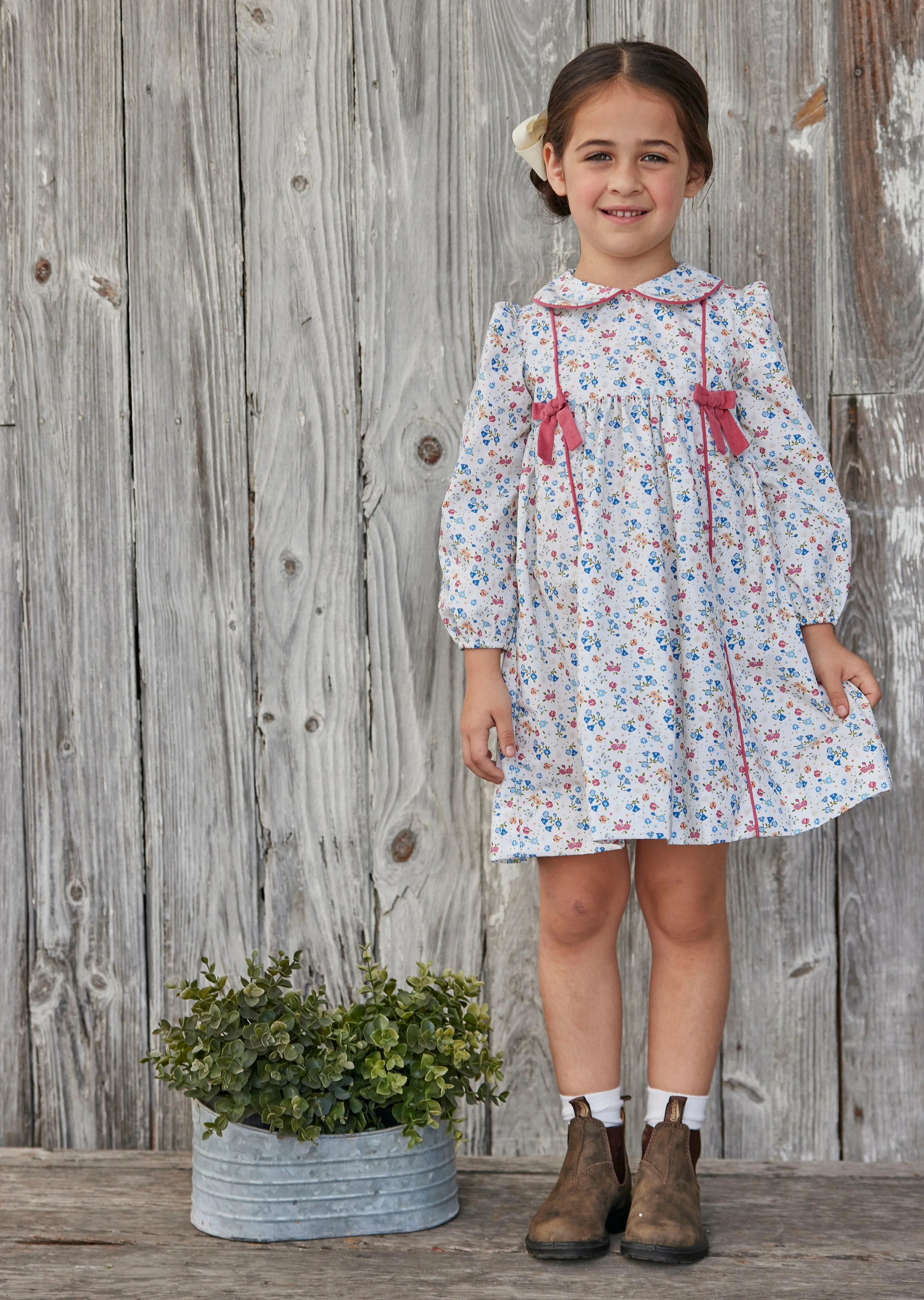 Lottie Bow Dress - Essex Floral