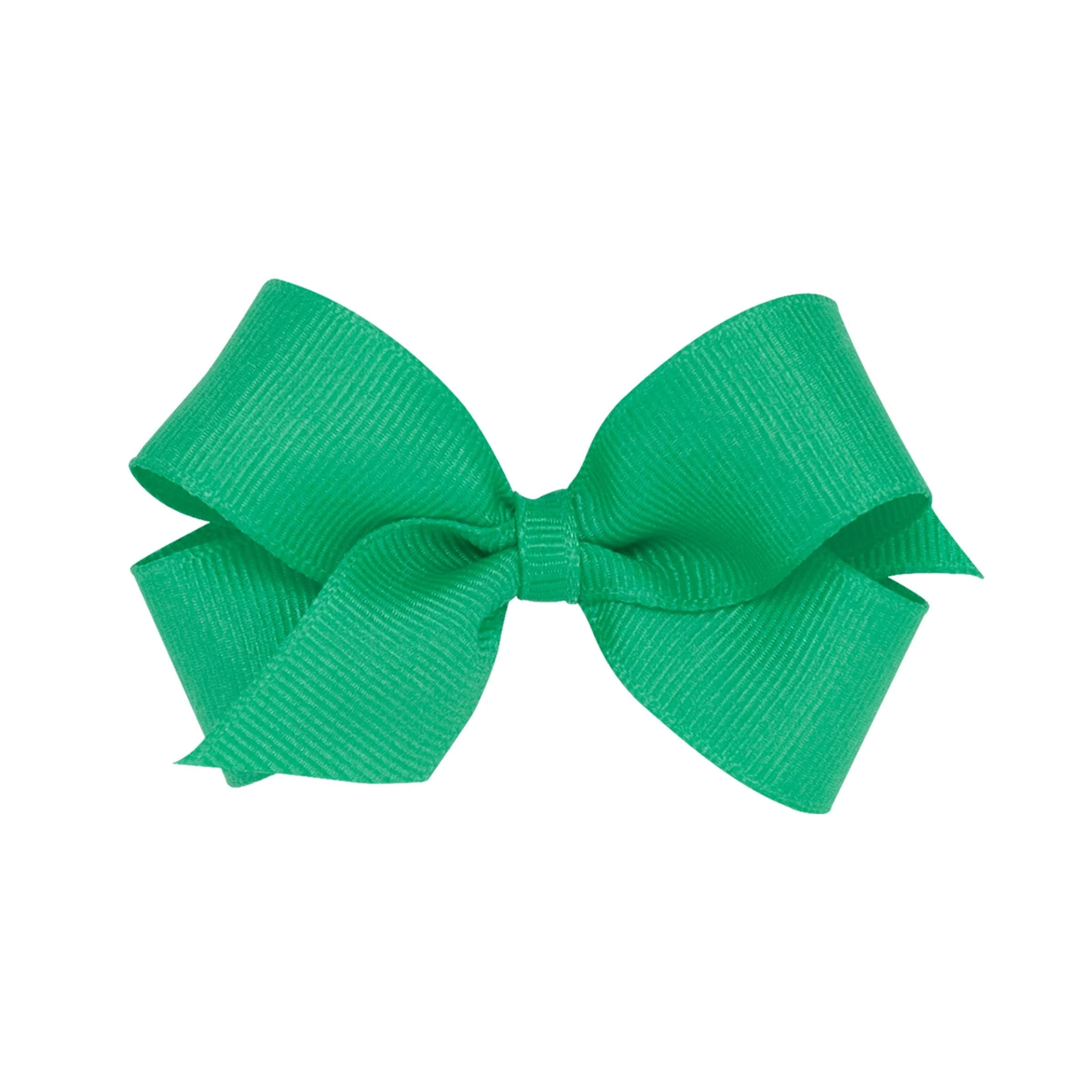 Mini Classic Grosgrain Hair Bow- Fern Green