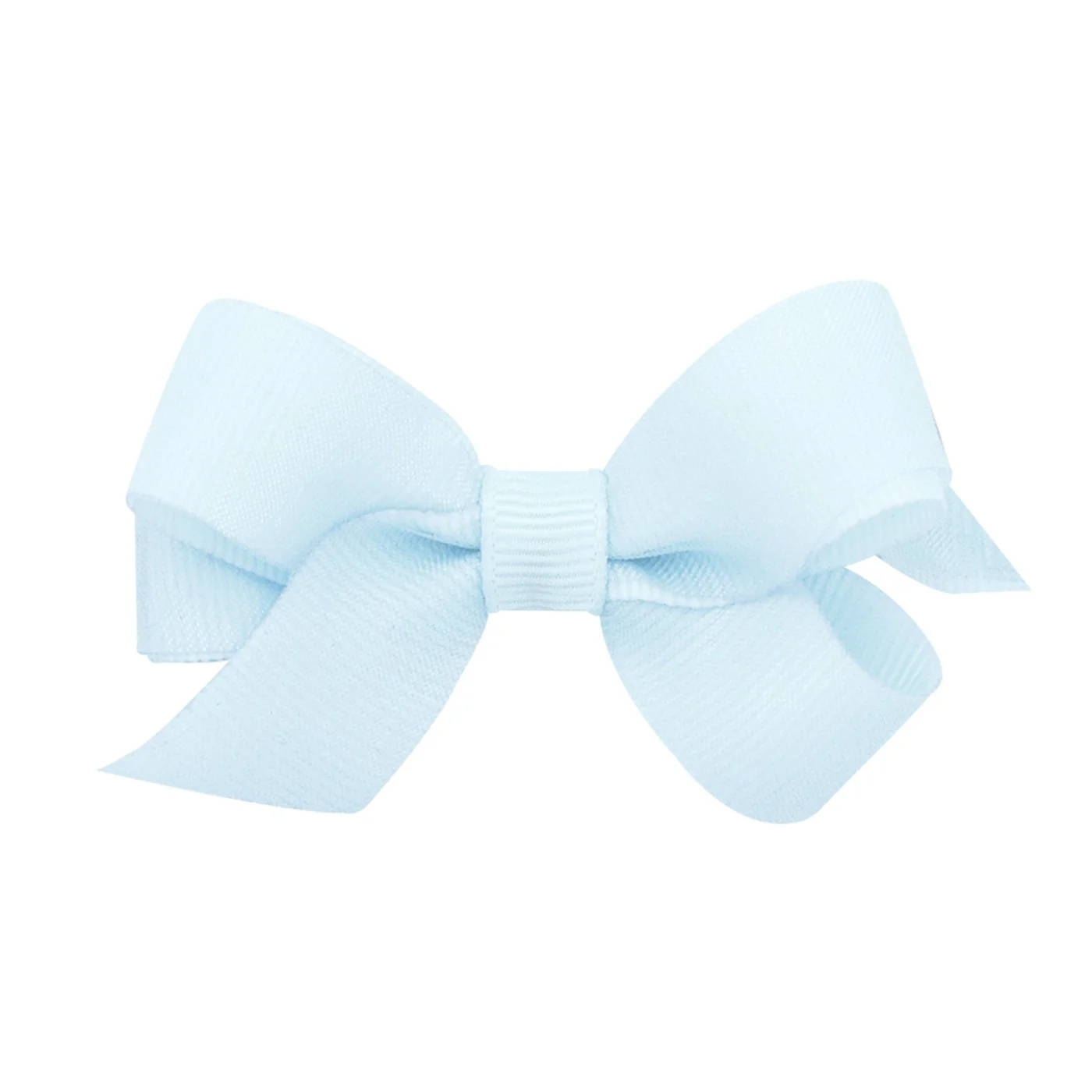 Medium Grosgrain Hair Bow - Blue Vapor