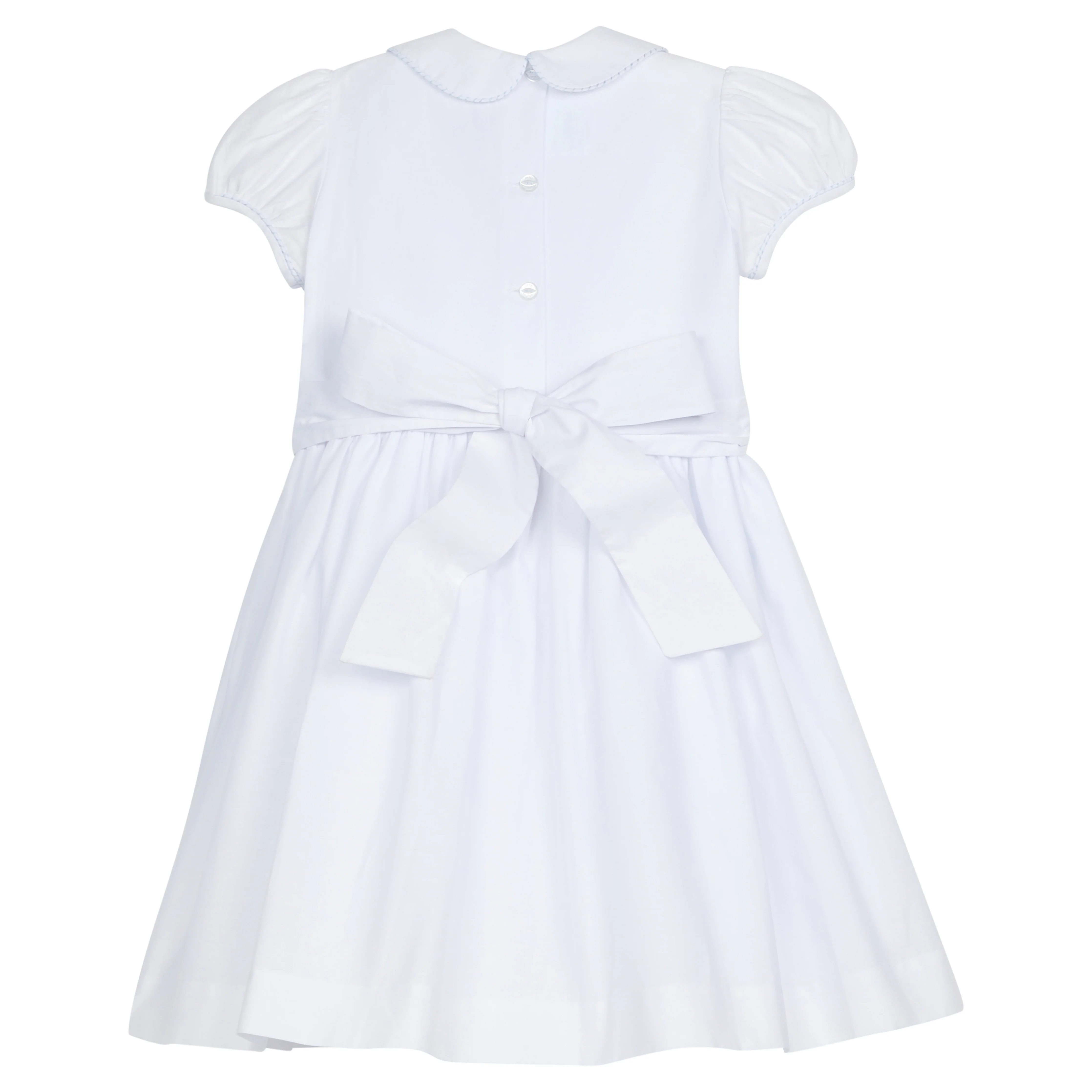 Smocked Emery Dress - Light Blue