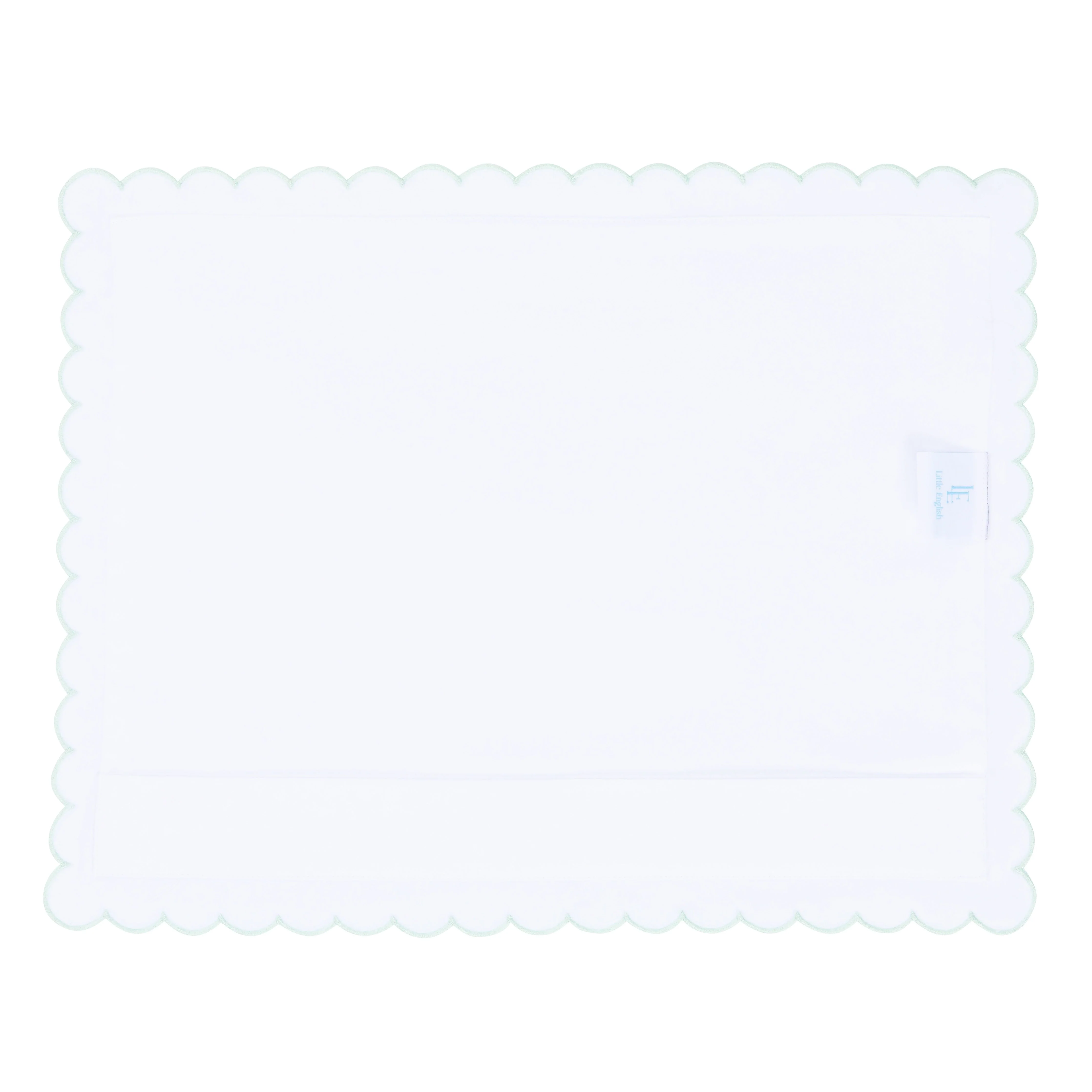 Scallop Baby Pillowcase - Meadow