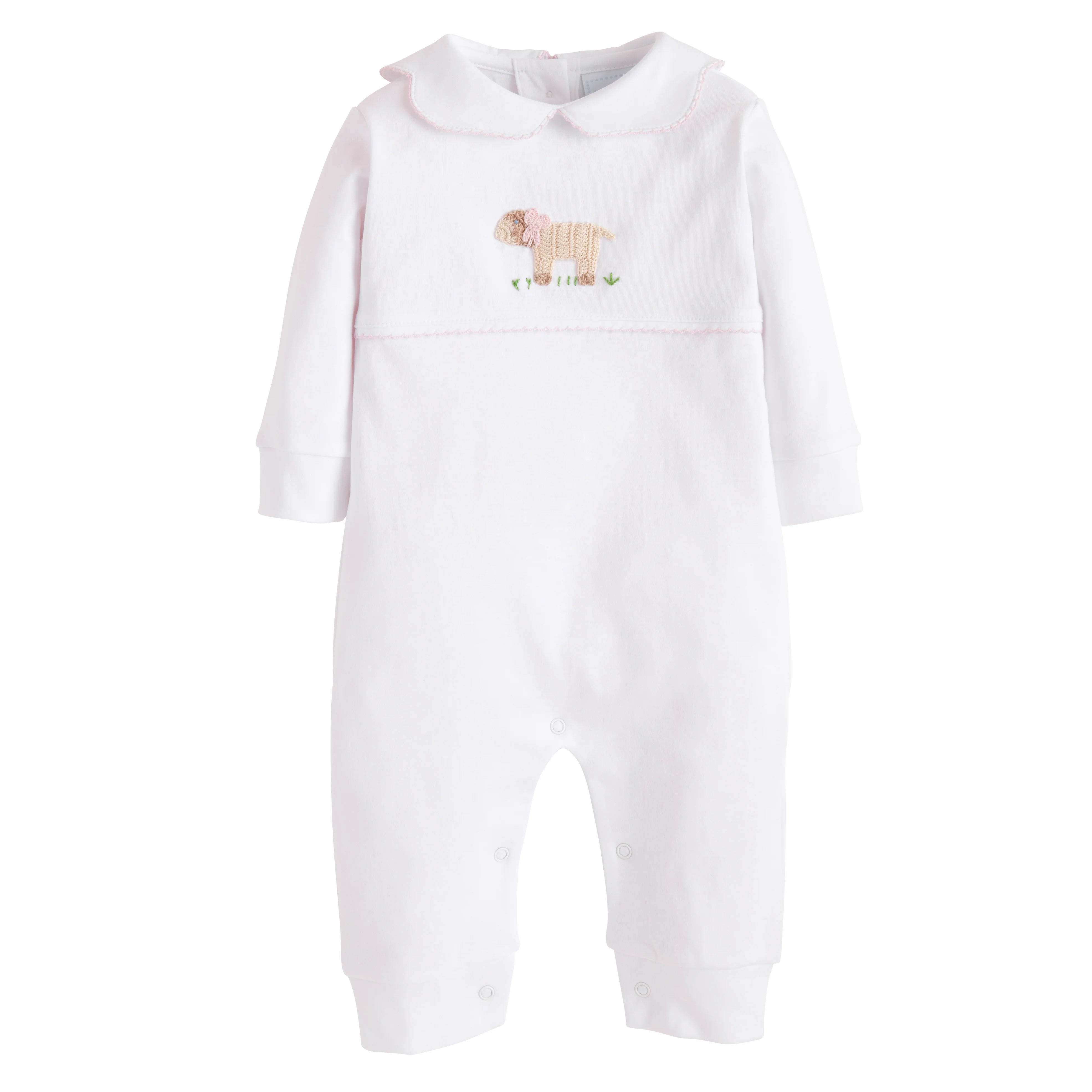 Girl Sheep Crochet Playsuit