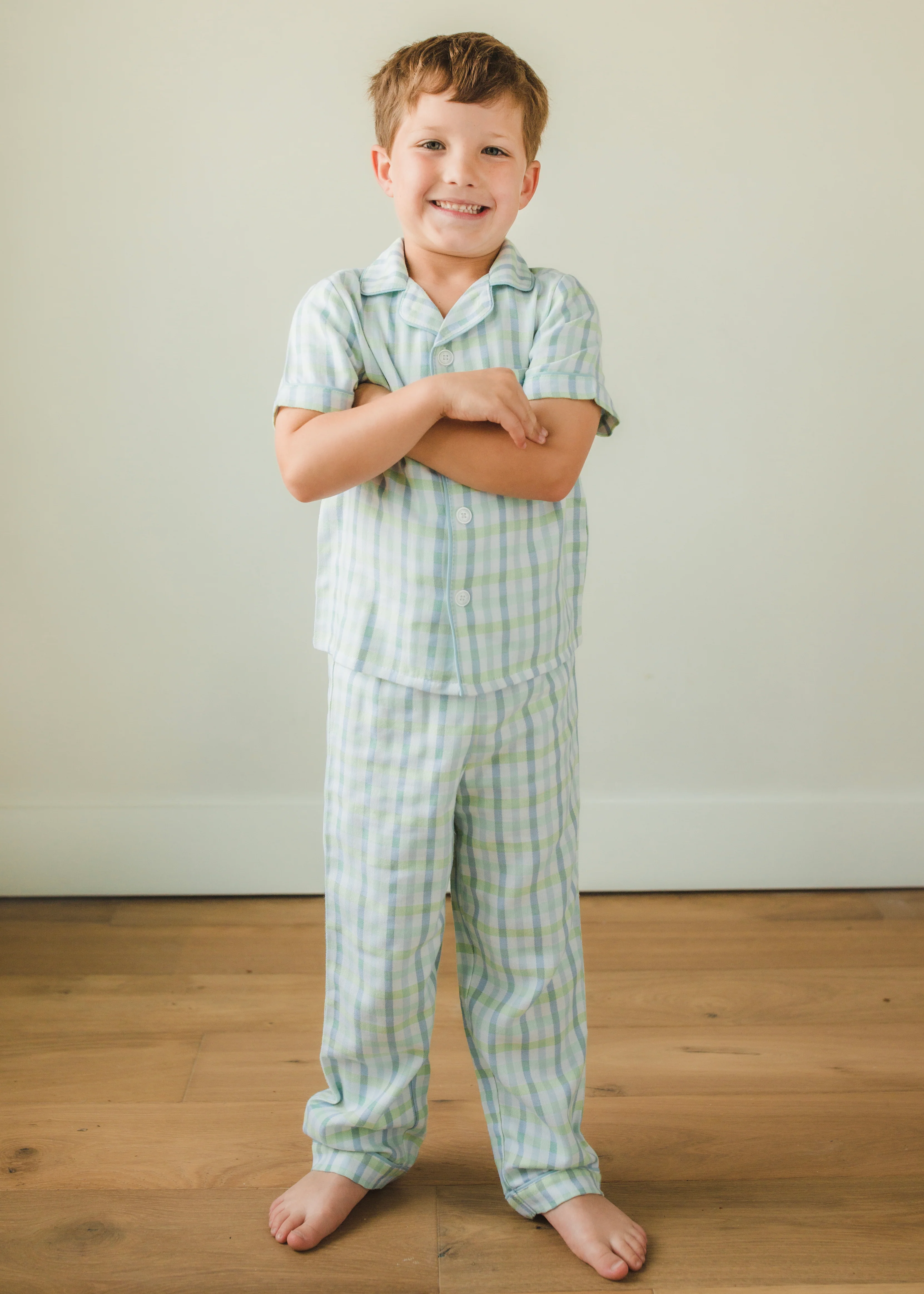 Classic Short Sleeve Pajama Set - Wingate Plaid