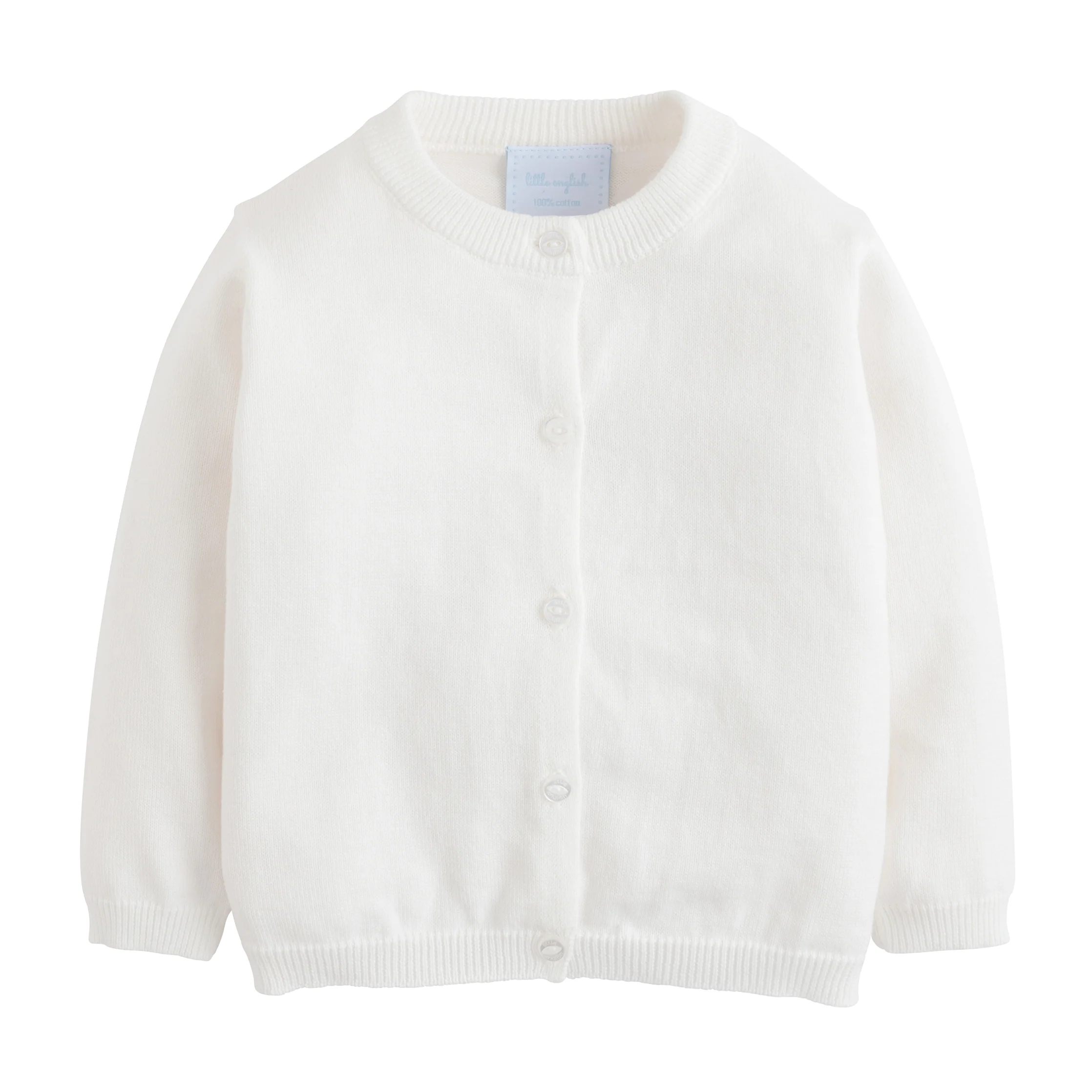 Essential Cardigan - White