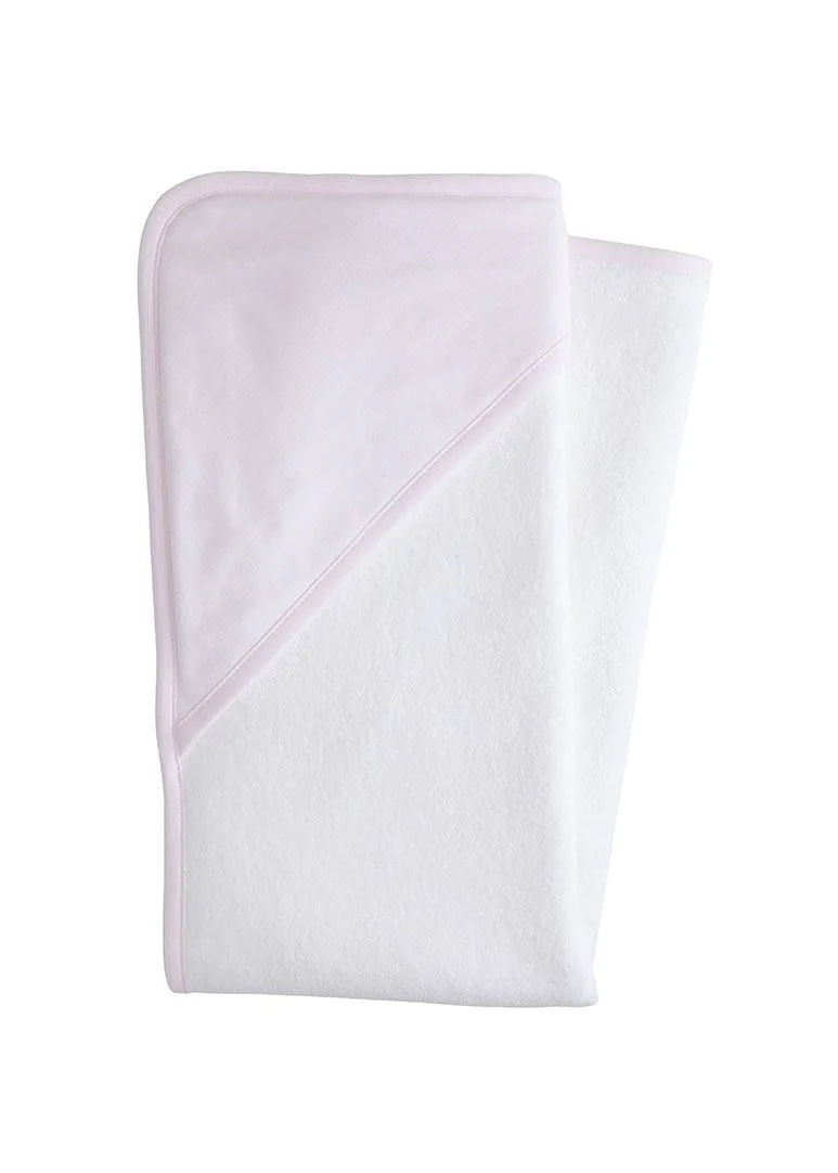 Hooded Towel - Pink Stripe