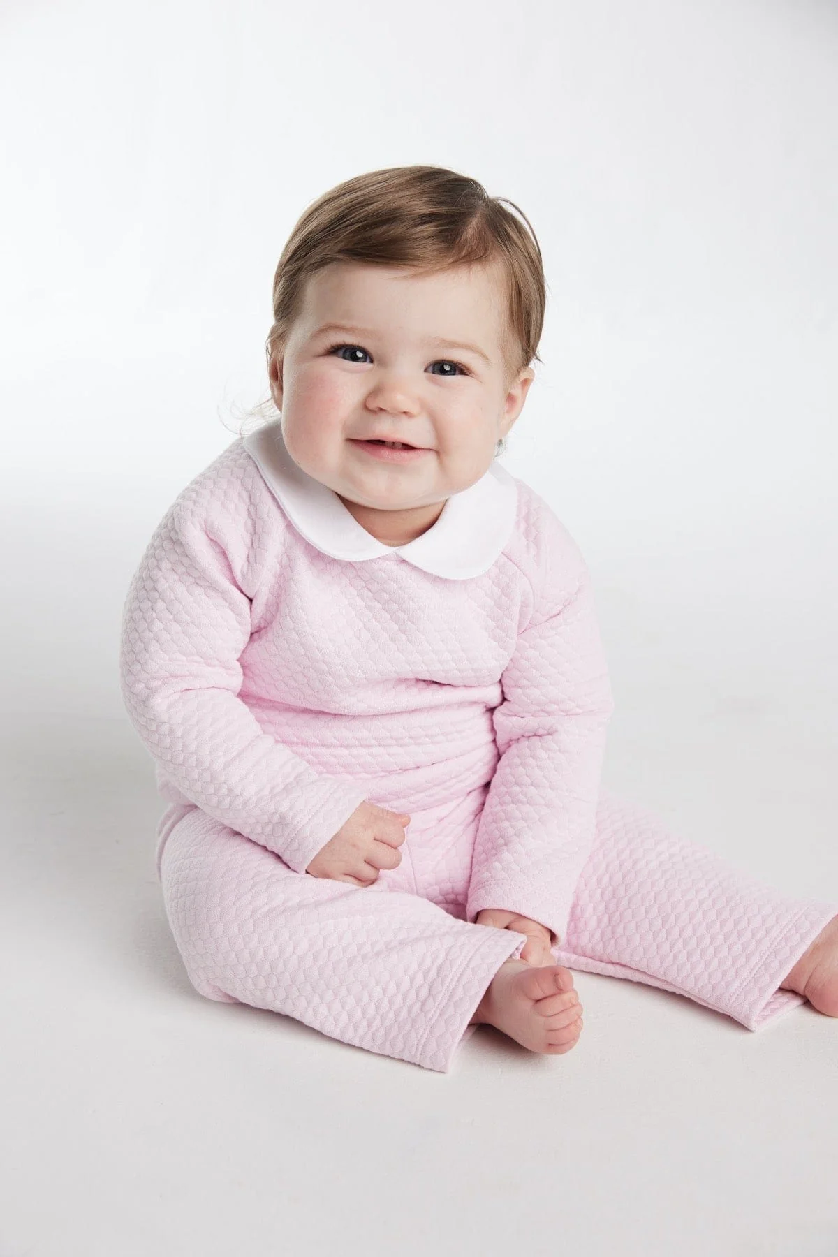 Quilted Pant Set - Light Pink