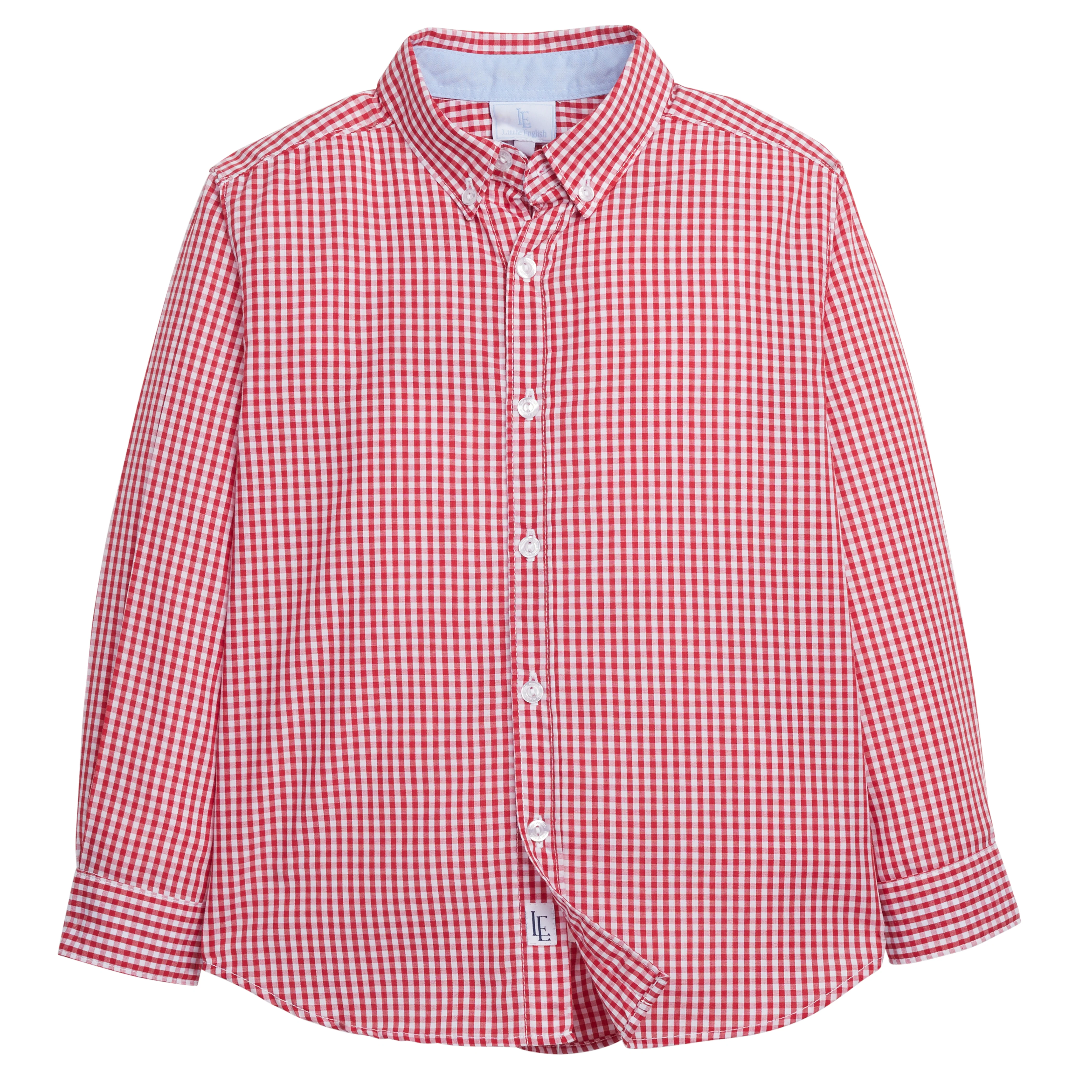 Button Down Shirt - Red Gingham