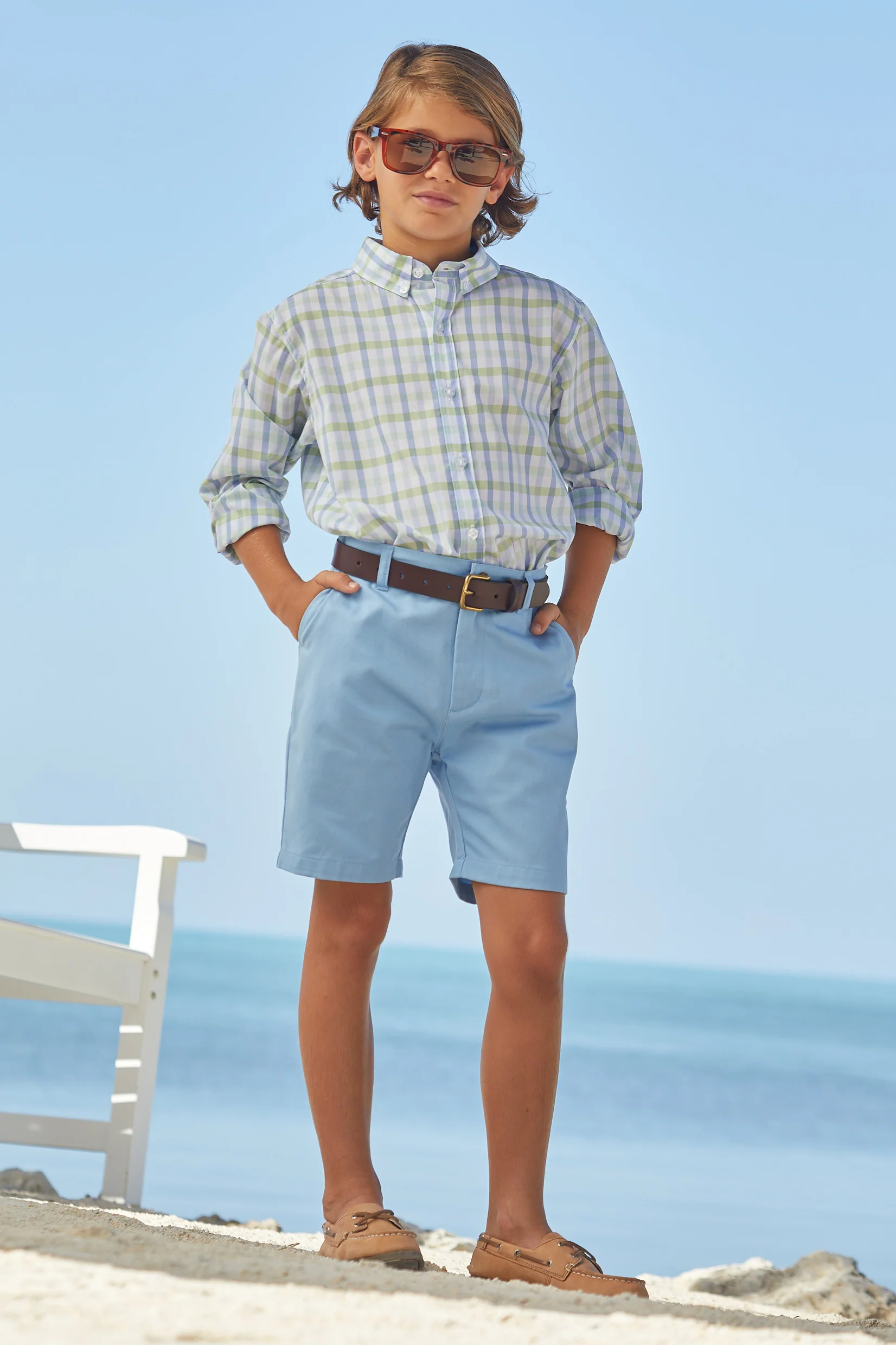 Classic Short - Light Blue Twill