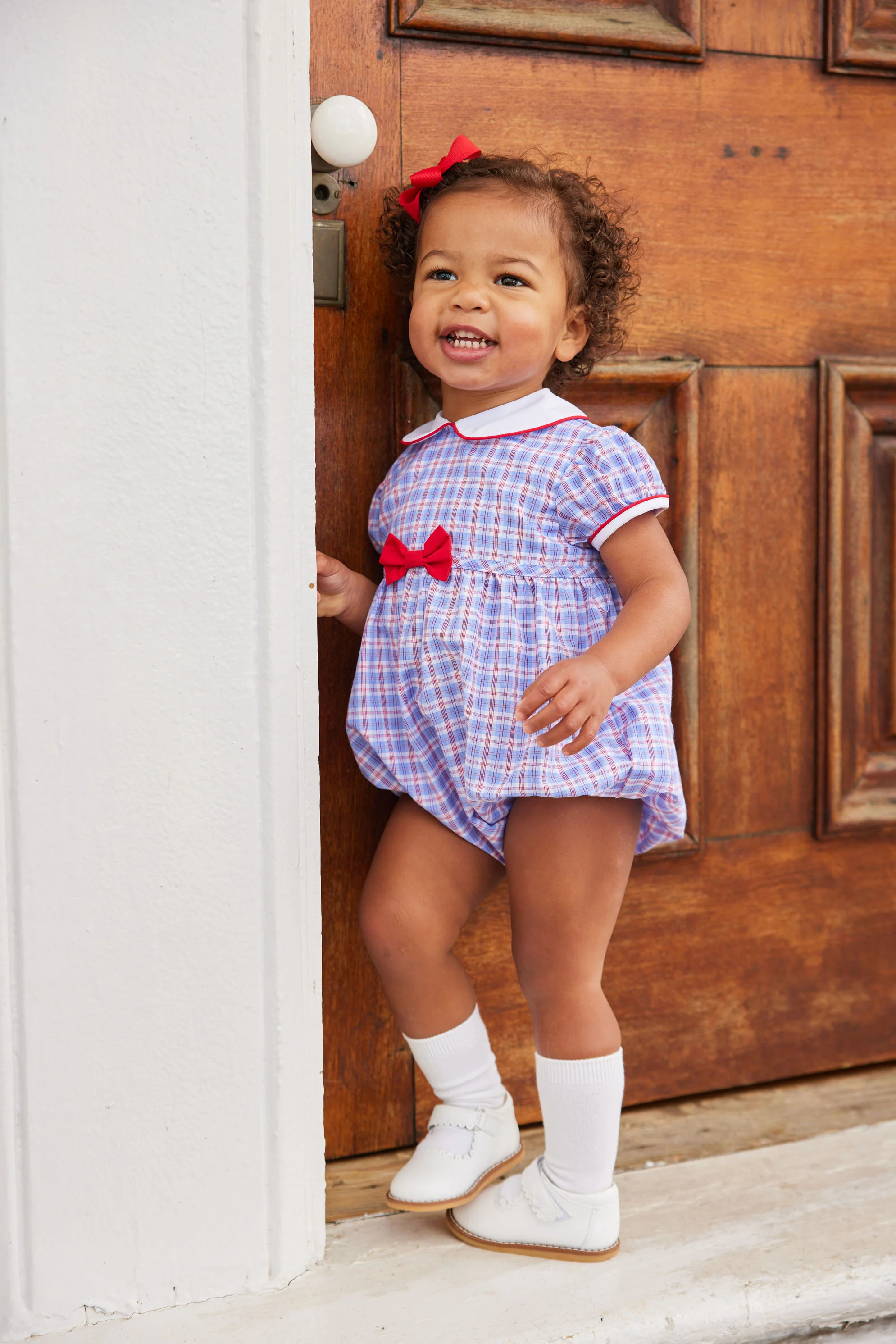 Davant Bow Bubble - Paddington Plaid