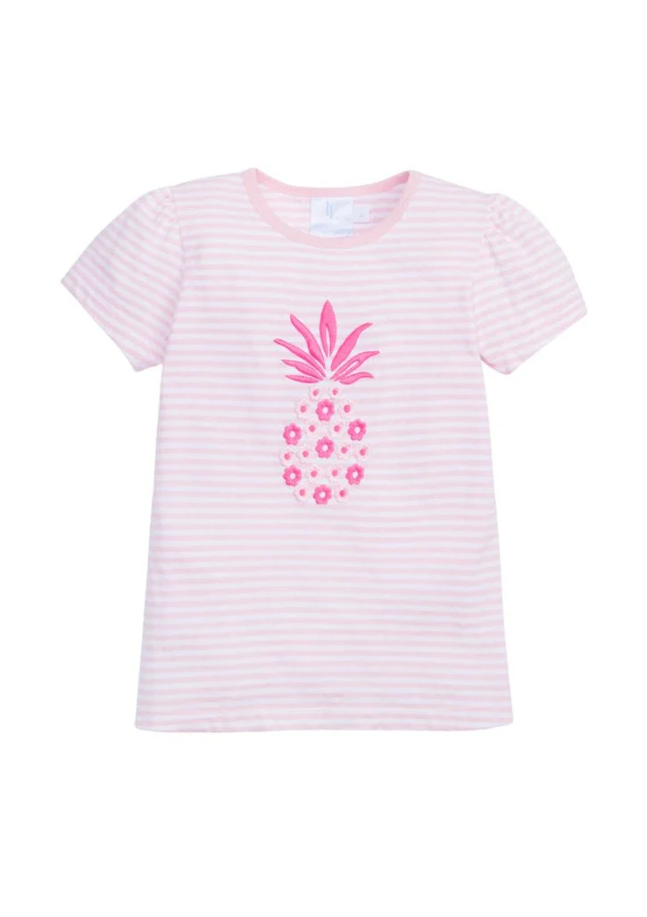 Embroidered T-Shirt - Pineapple
