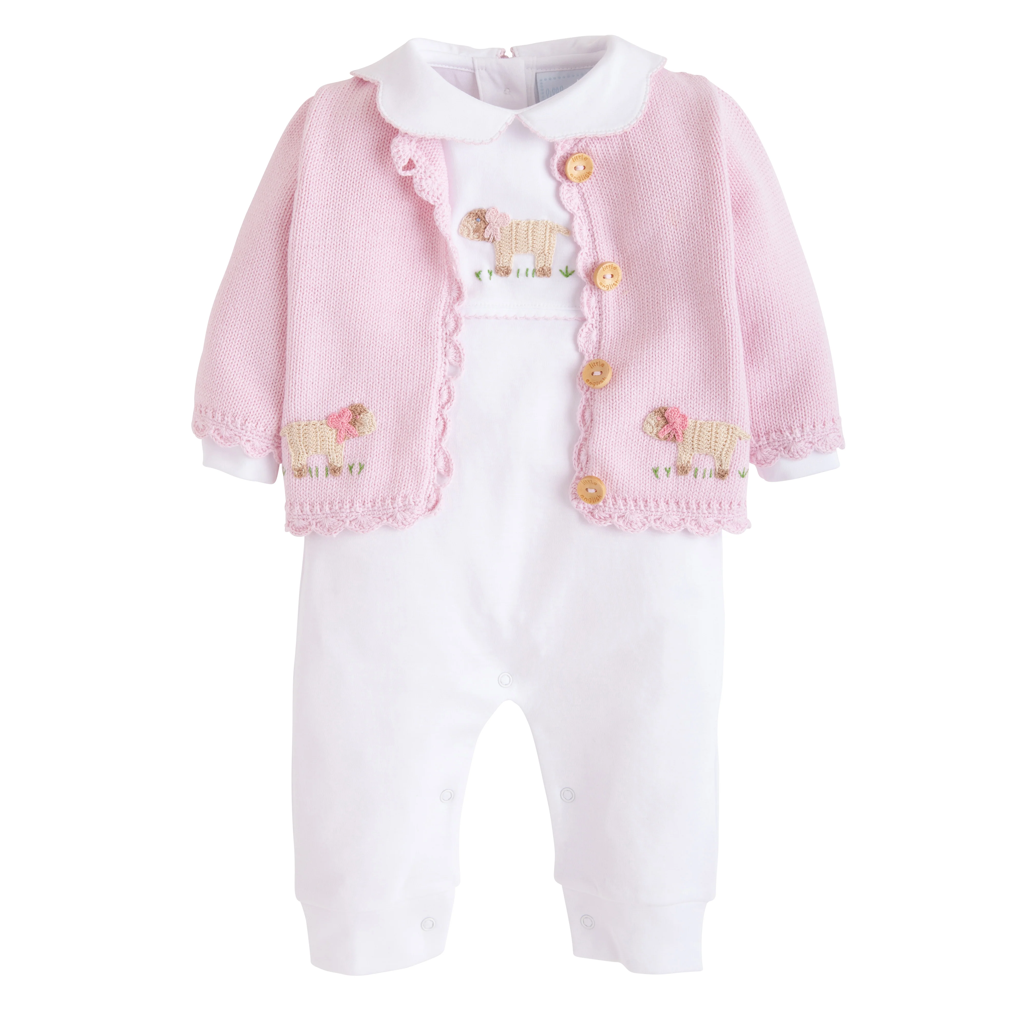 Girl Sheep Crochet Playsuit