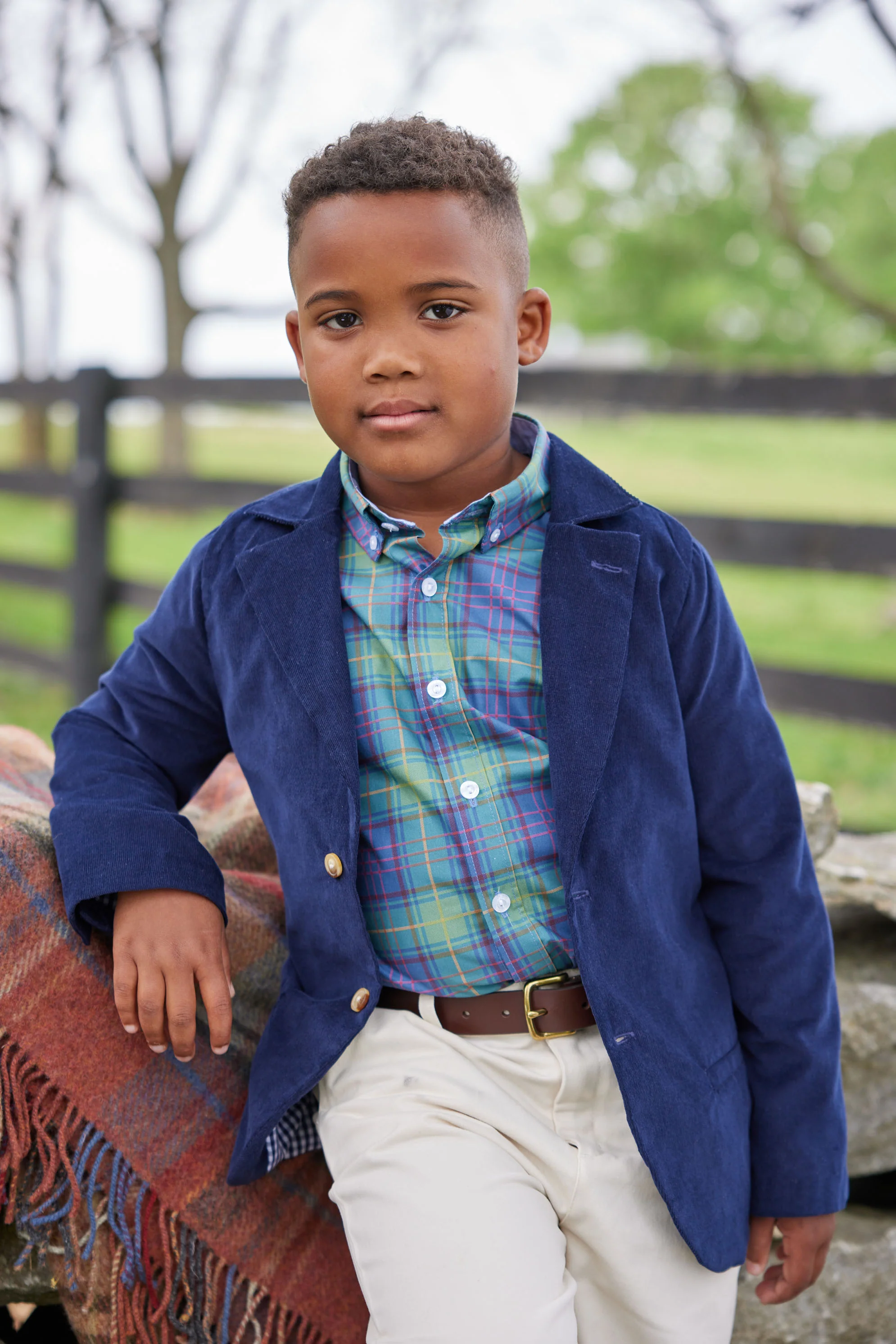Classic Blazer - Navy Corduroy
