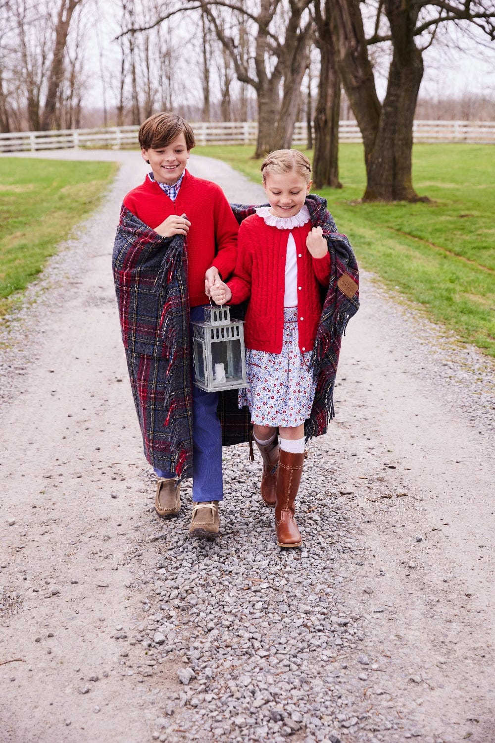 Classic Cashmere Blend Cardigan - Red