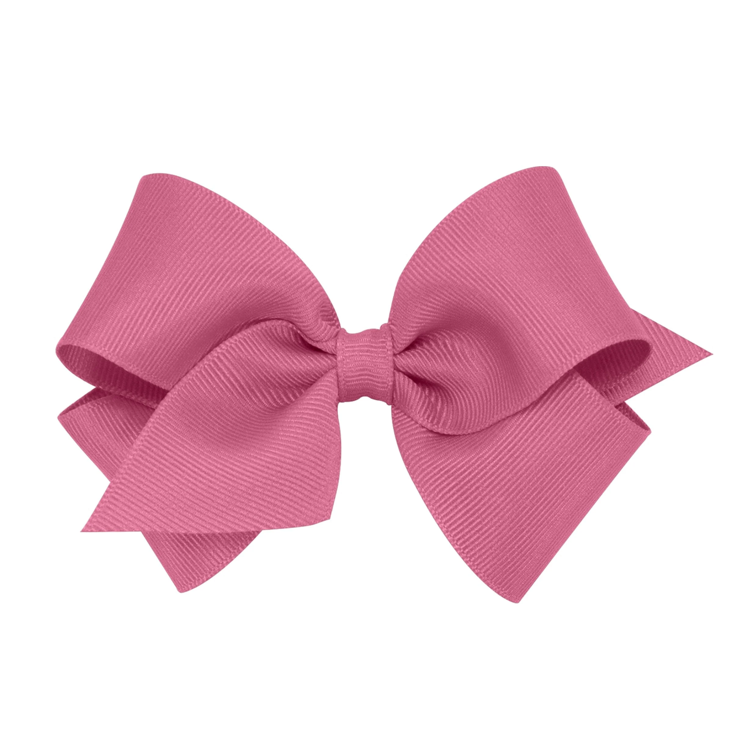 Small Classic Grosgrain Hair Bow - Colonial Rose