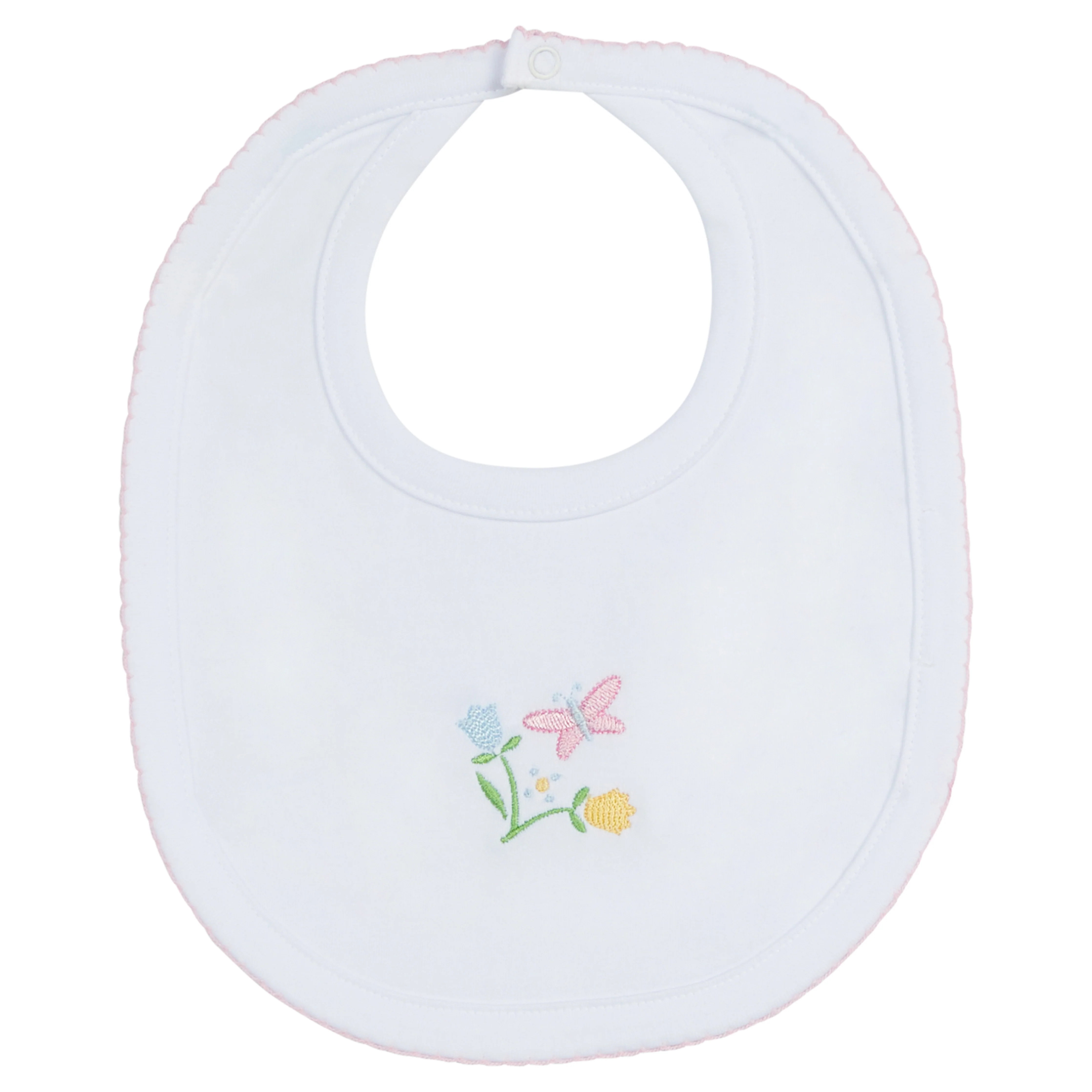 Embroidered Bib - Butterfly