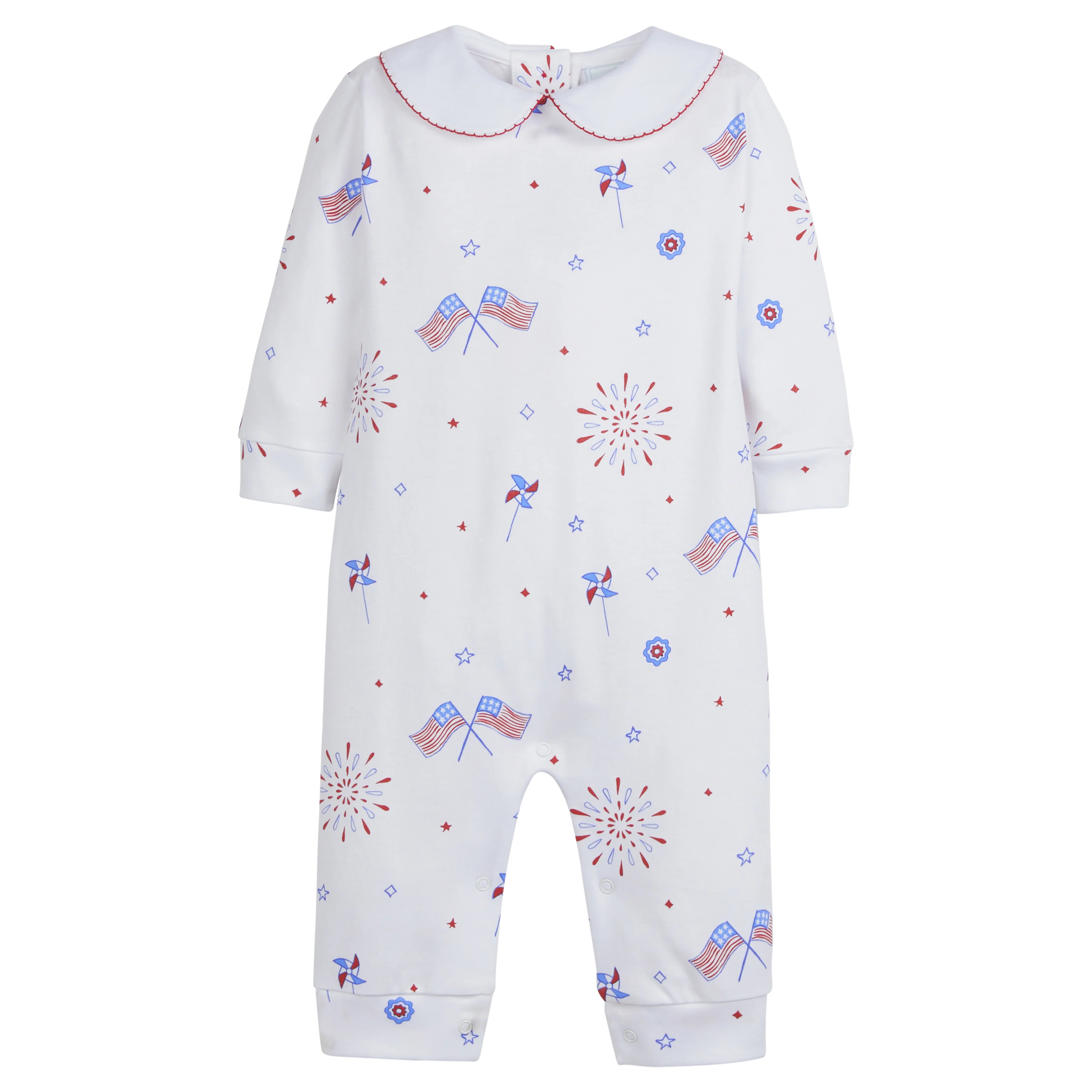 Printed Playsuit - Patriotic Flags